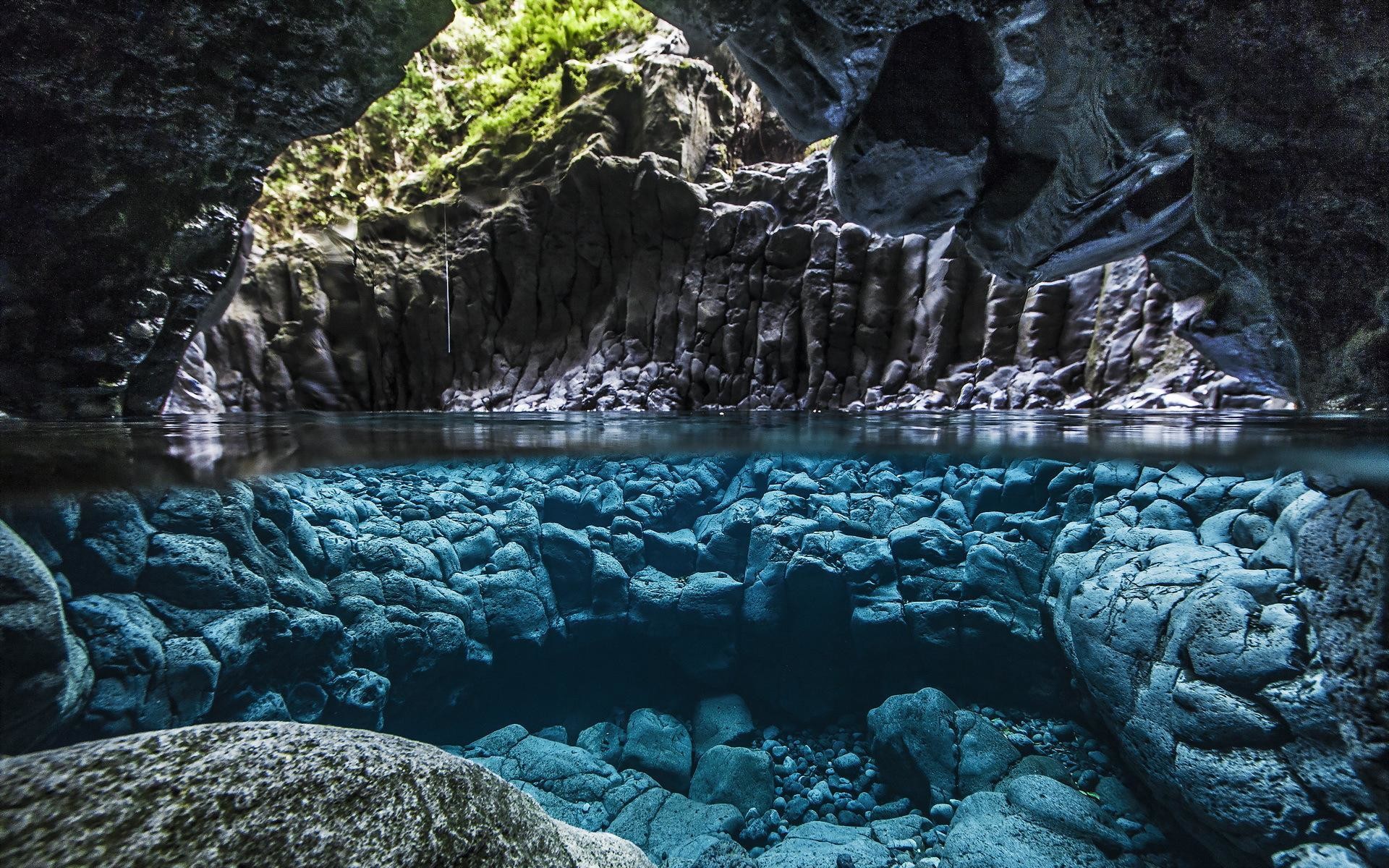 1920x1200 Caves Pool Clear Crystal Water Underwater Jungle Gallery