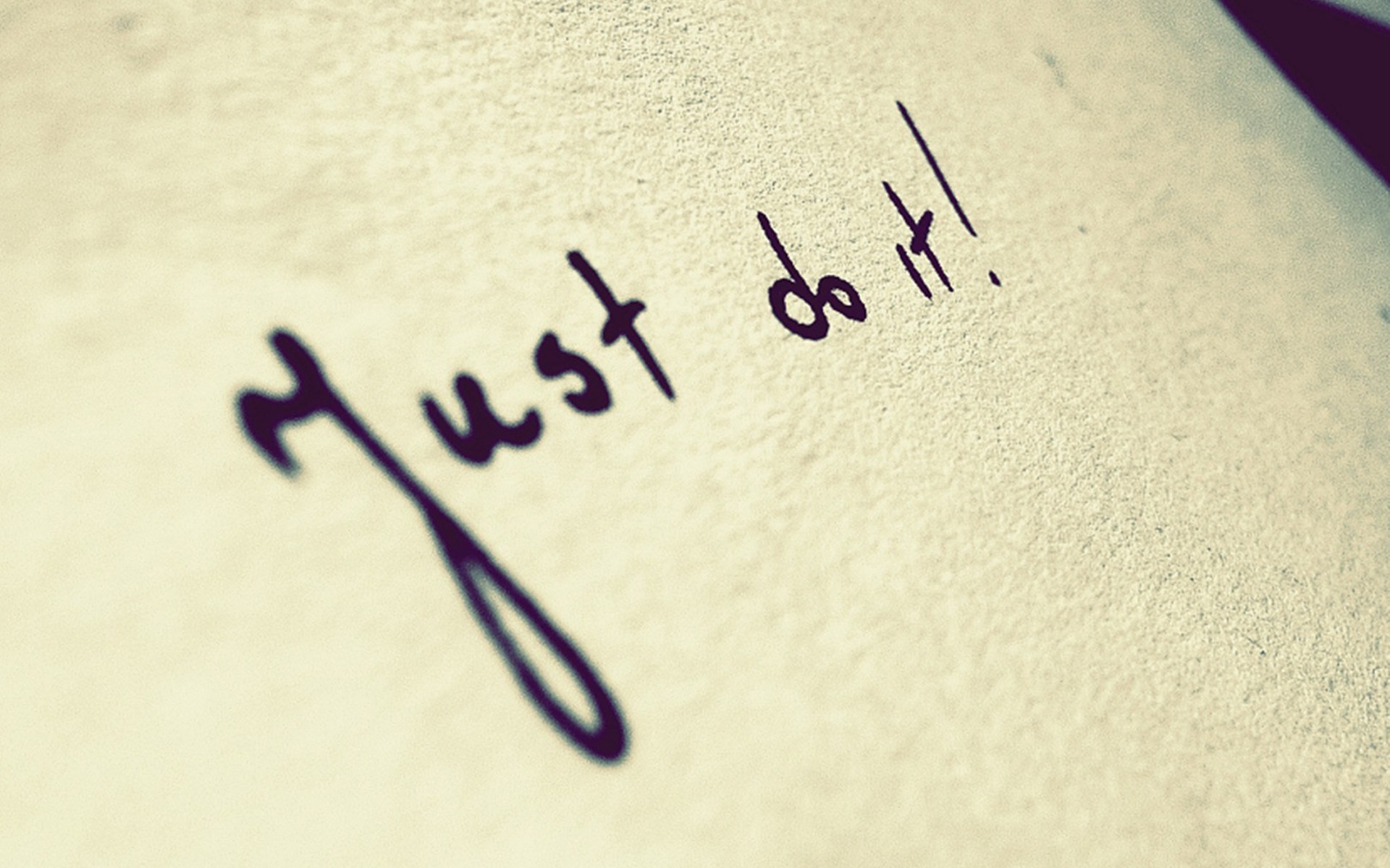 1920x1200 Just Do It, Writing, Paper - HD wallpapers