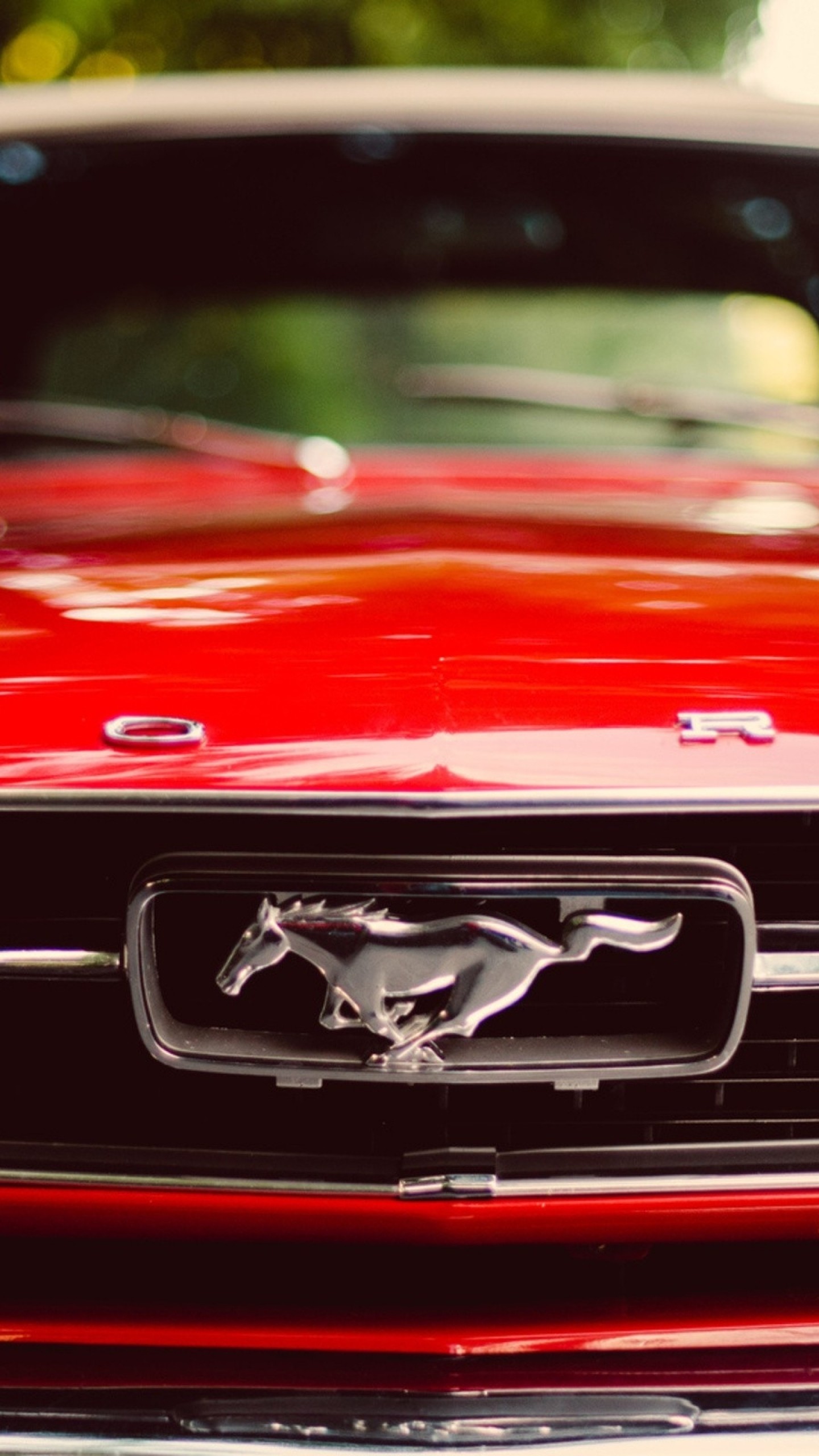 1440x2560 Preview wallpaper ford mustang, redder, auto 