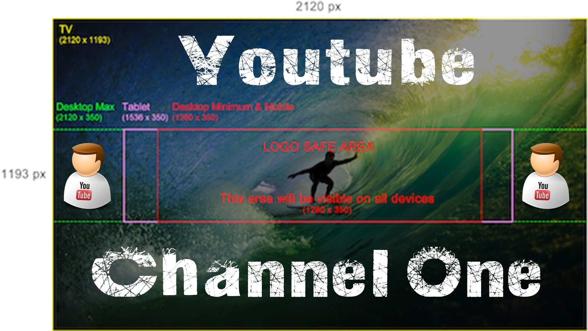 1920x1080 How To Create Channel Art For The New Youtube One Channel Layout - YouTube