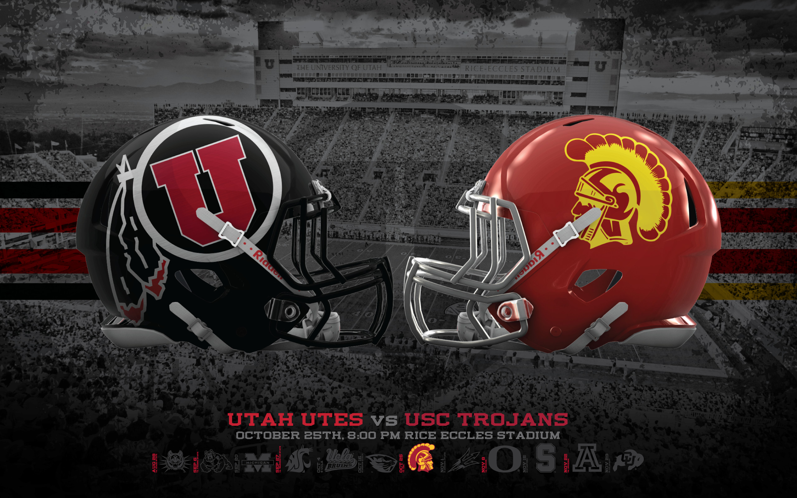 2560x1600 Utah Utes vs USC Trojans Wallpaper BLACKOUT GAME Dahlelama 