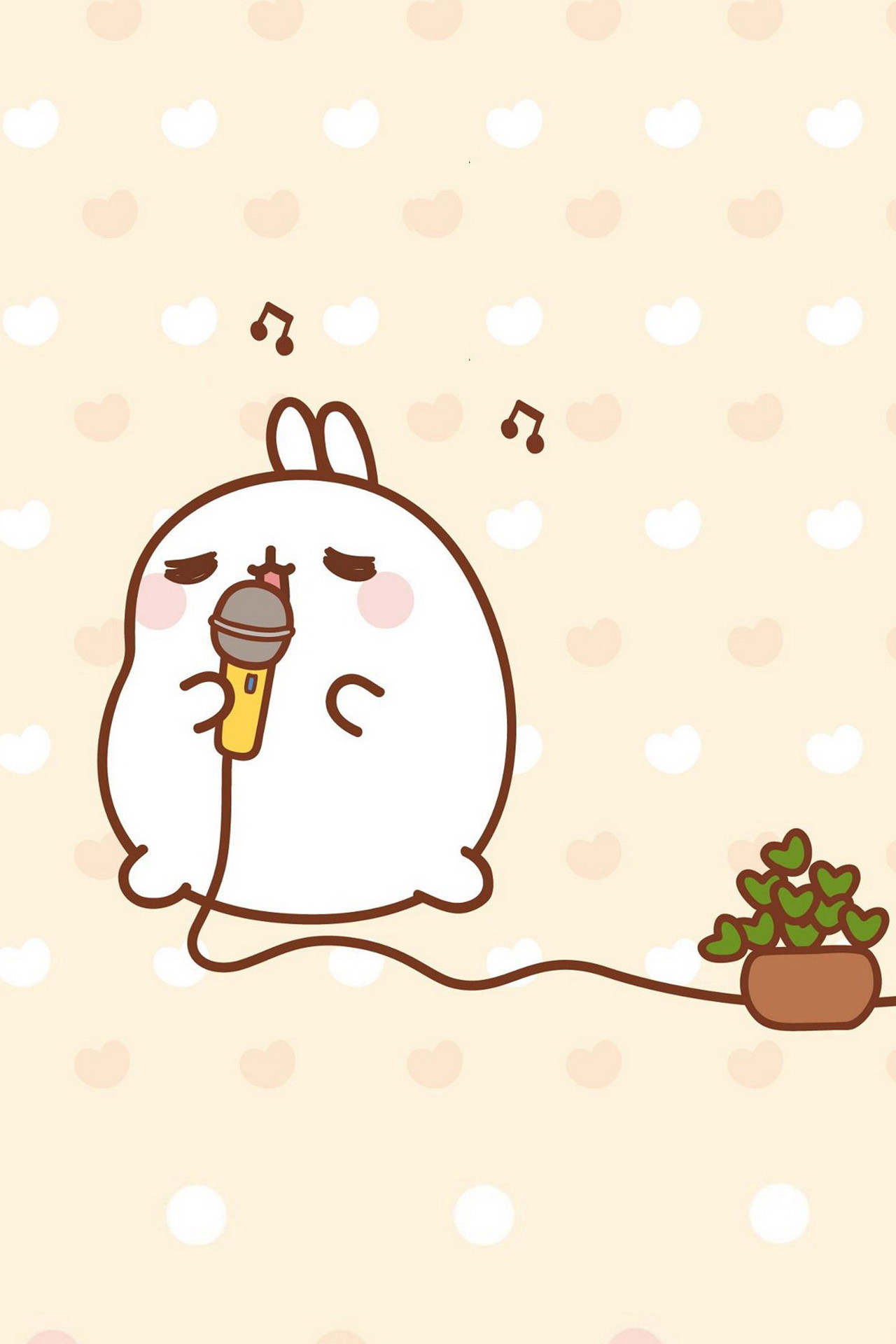 1280x1920 Molang Wallpapers | Free for iPhone and Galaxy from Lollimobile Â· Kawaii  WallpaperKawaii StuffCute ...