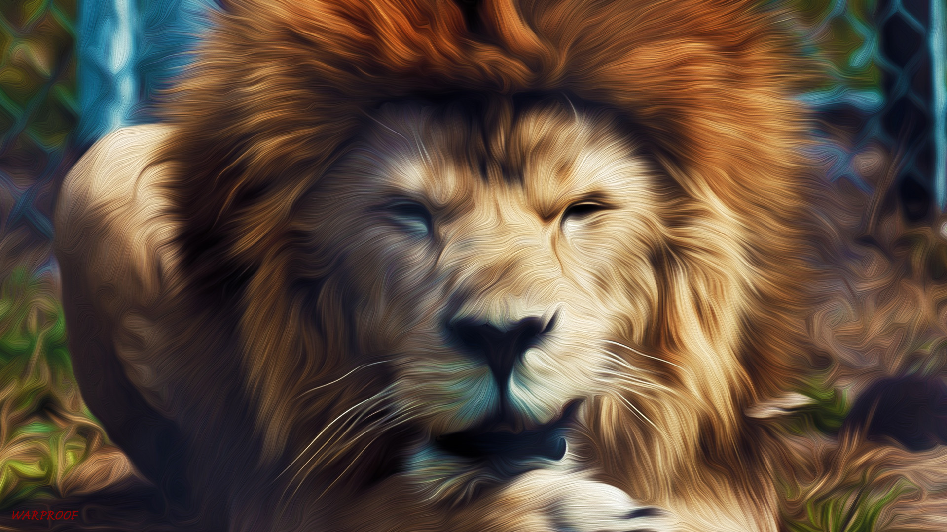 1920x1080 Abstract Lion Art | Lion wallpaper hd quality sillyhub desktop wallpapers  607 HD Wallpaper