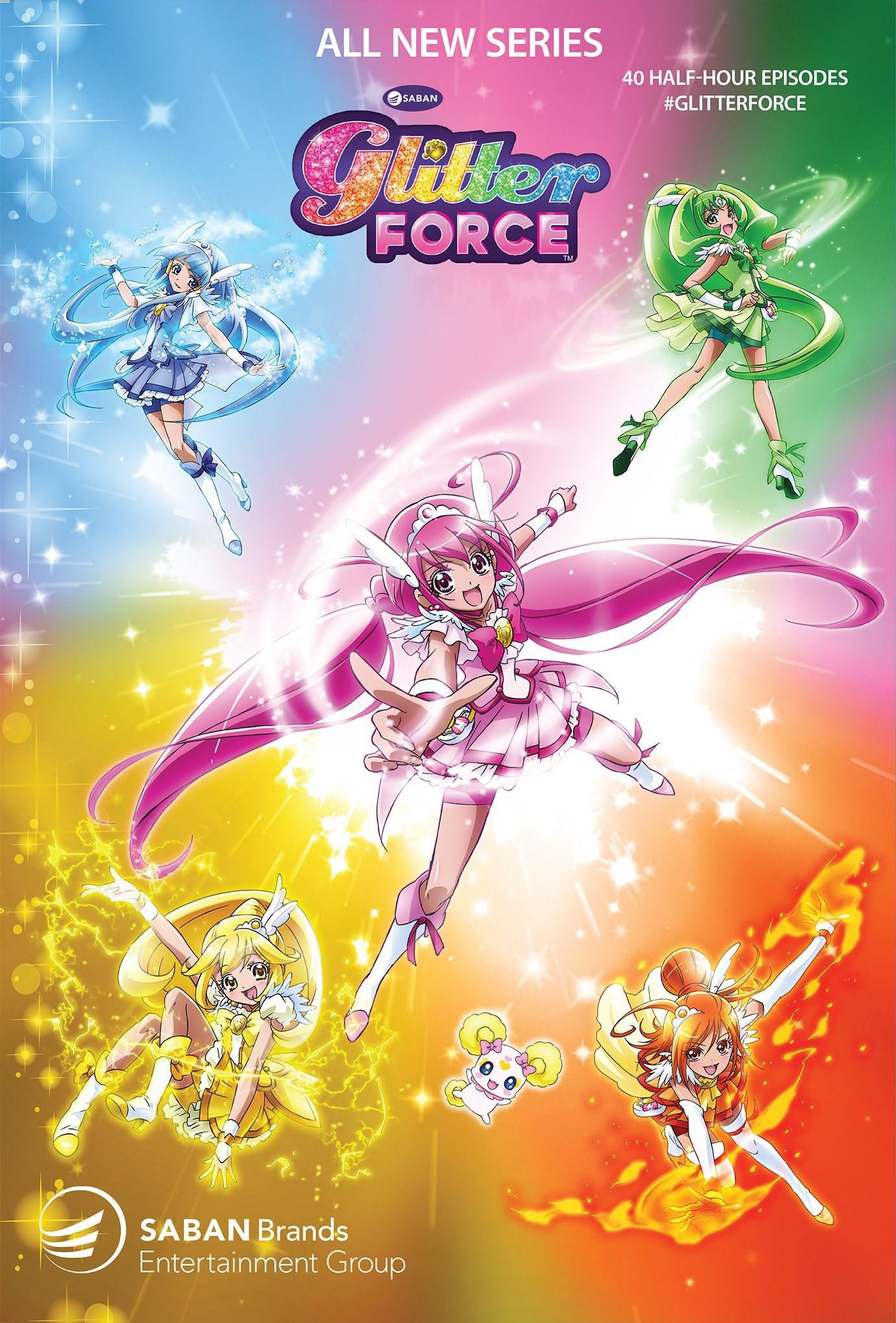 1383x2042 Image - Glitter Force Saban Promotional Poster.png | Pretty Cure Wiki |  FANDOM powered by Wikia