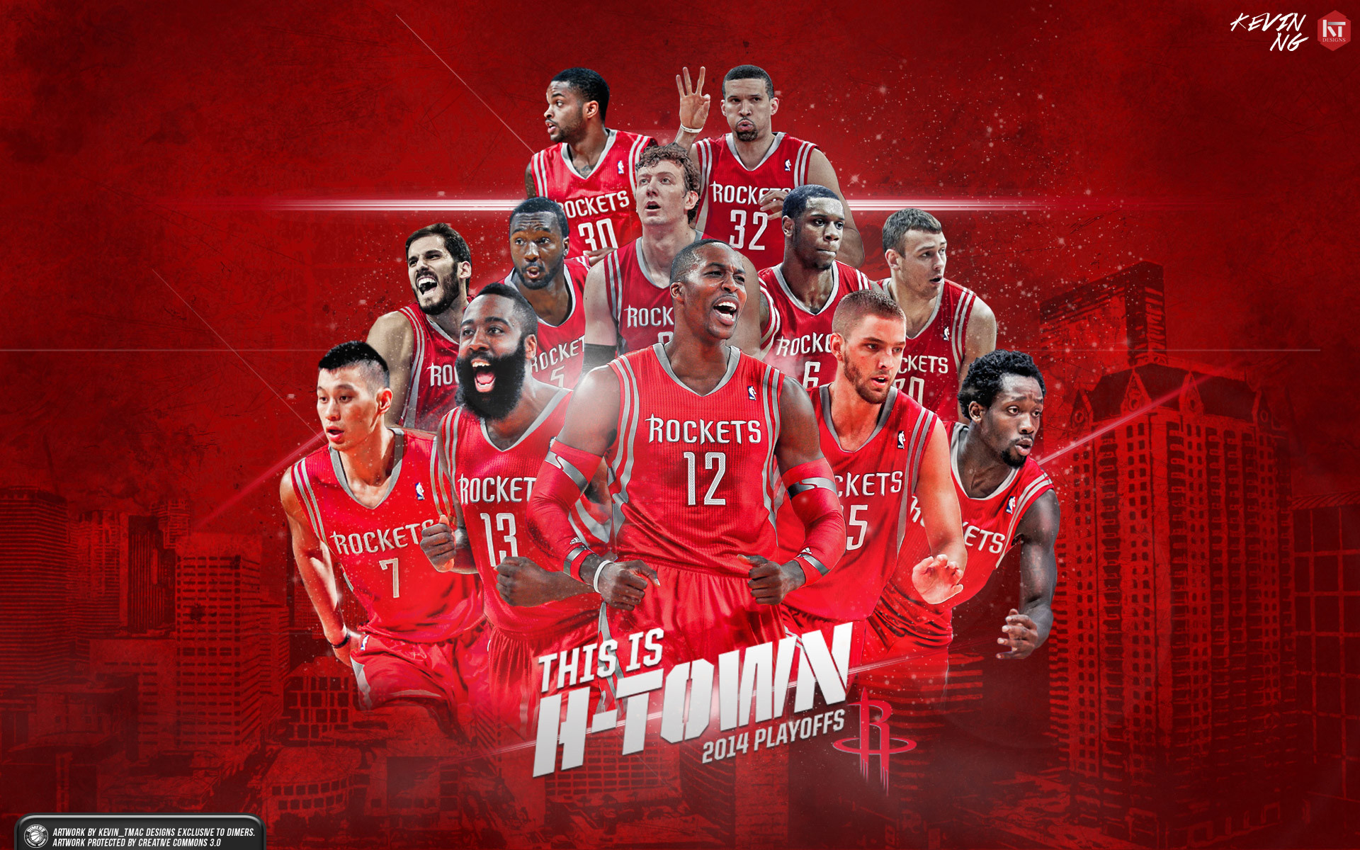 1920x1200 Houston Rockets 2014 NBA Playoffs Wallpaper