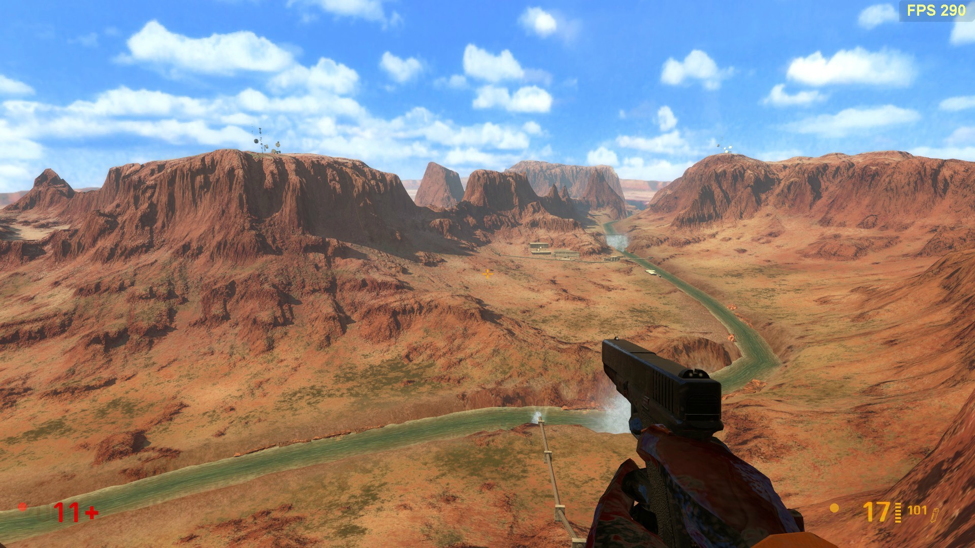 1920x1080 holy crap what a huge difference, this is the backdrop of the original  half-Life vs Black Mesa Source also the waterfall in the distance is even  animated.