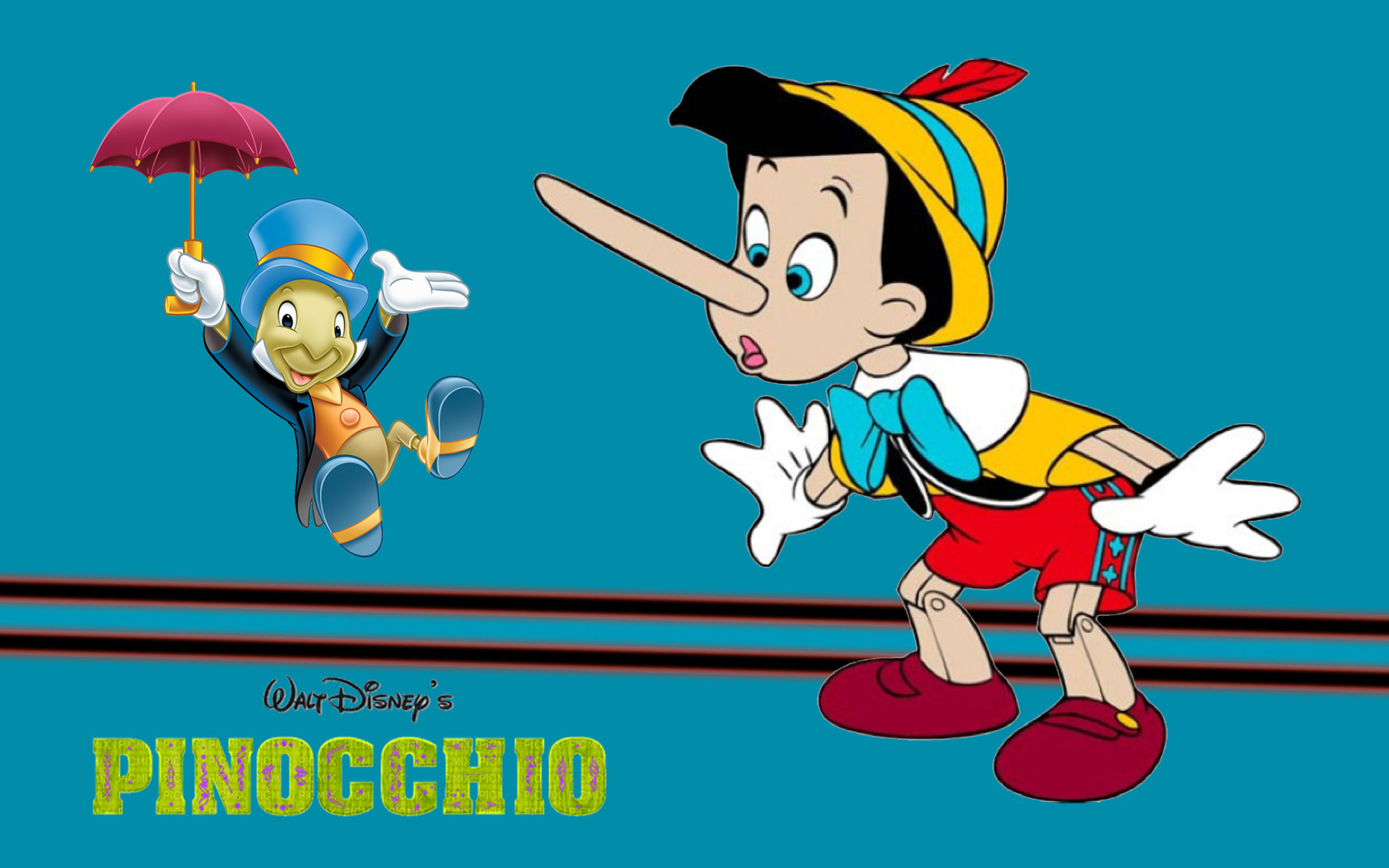 2560x1600 Pinocchio And Jiminy Cric.