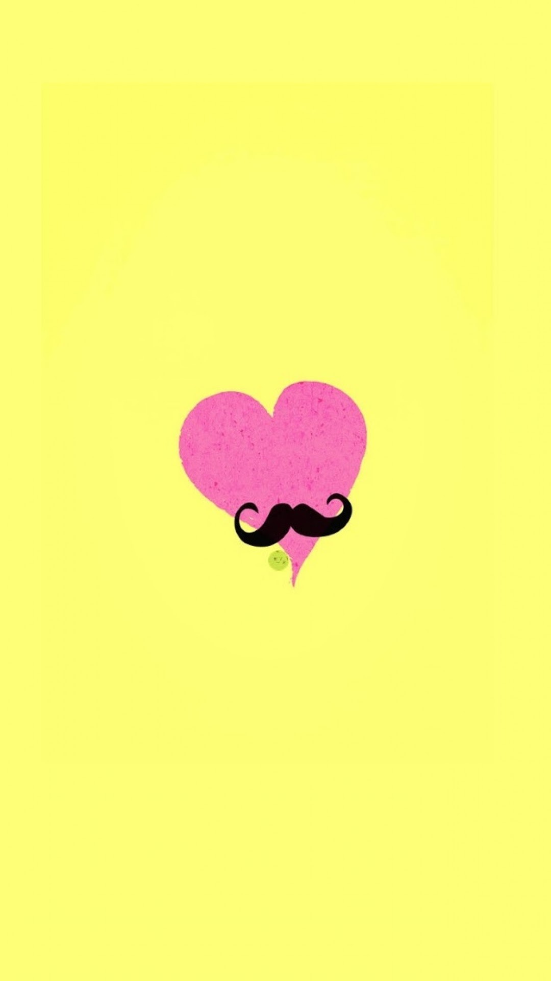1080x1920 Click here to download  pixel Pink Heart with Mustache Galaxy Note  HD Wallpaper