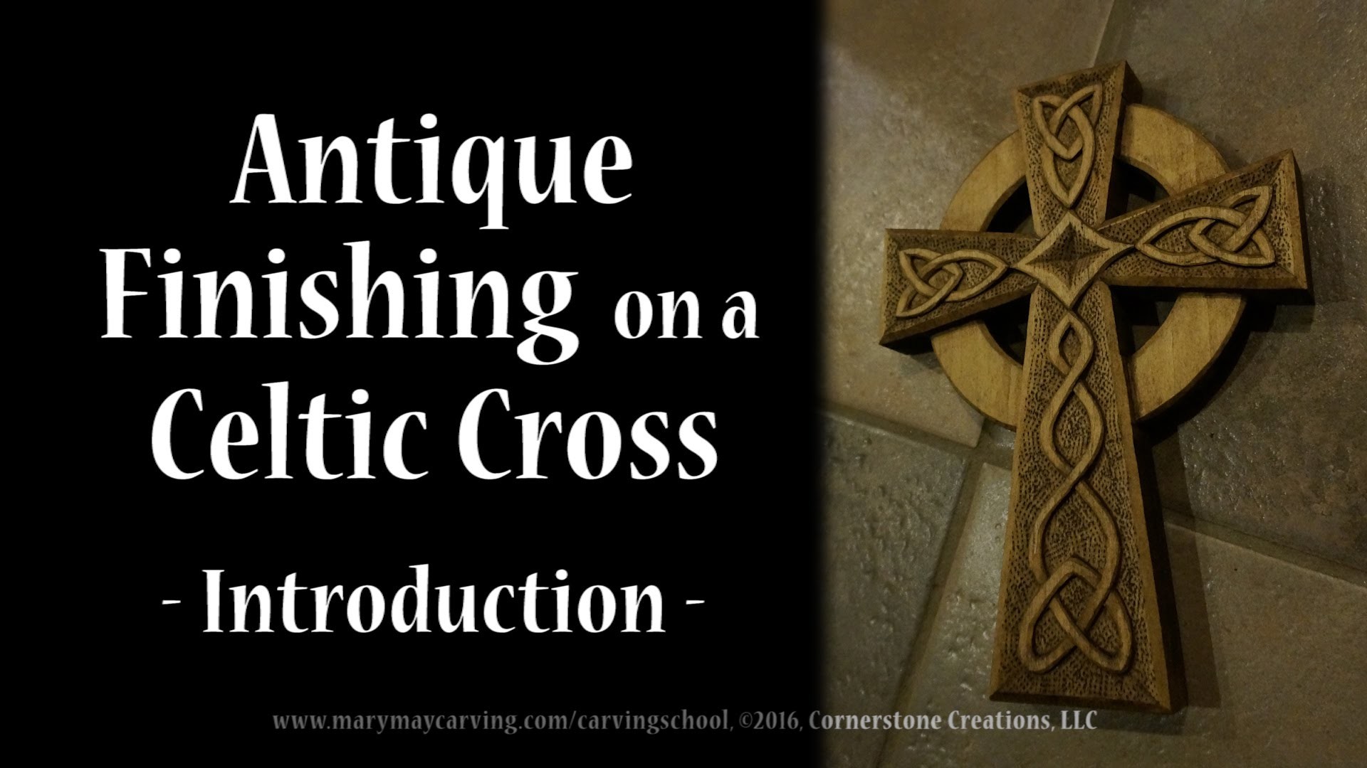 1920x1080 Antique Finishing on a Celtic Cross - Introduction