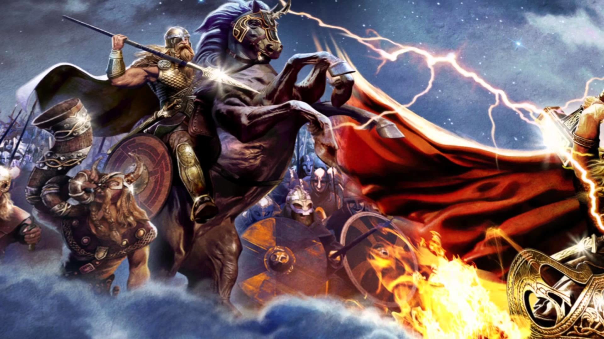 Amon Amarth: DofG Thor & Odin 4k Wallpaper : r/AmonAmarth