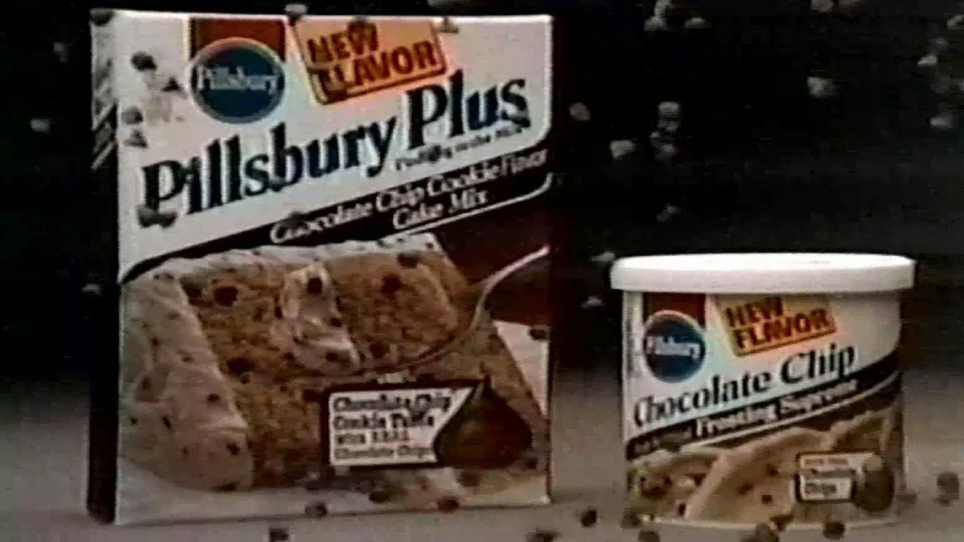 1920x1080 1985 - Commercial - Pillsbury Plus Chocolate Chip Cake Mix & Frosting - Pillsbury  Doughboy! - YouTube