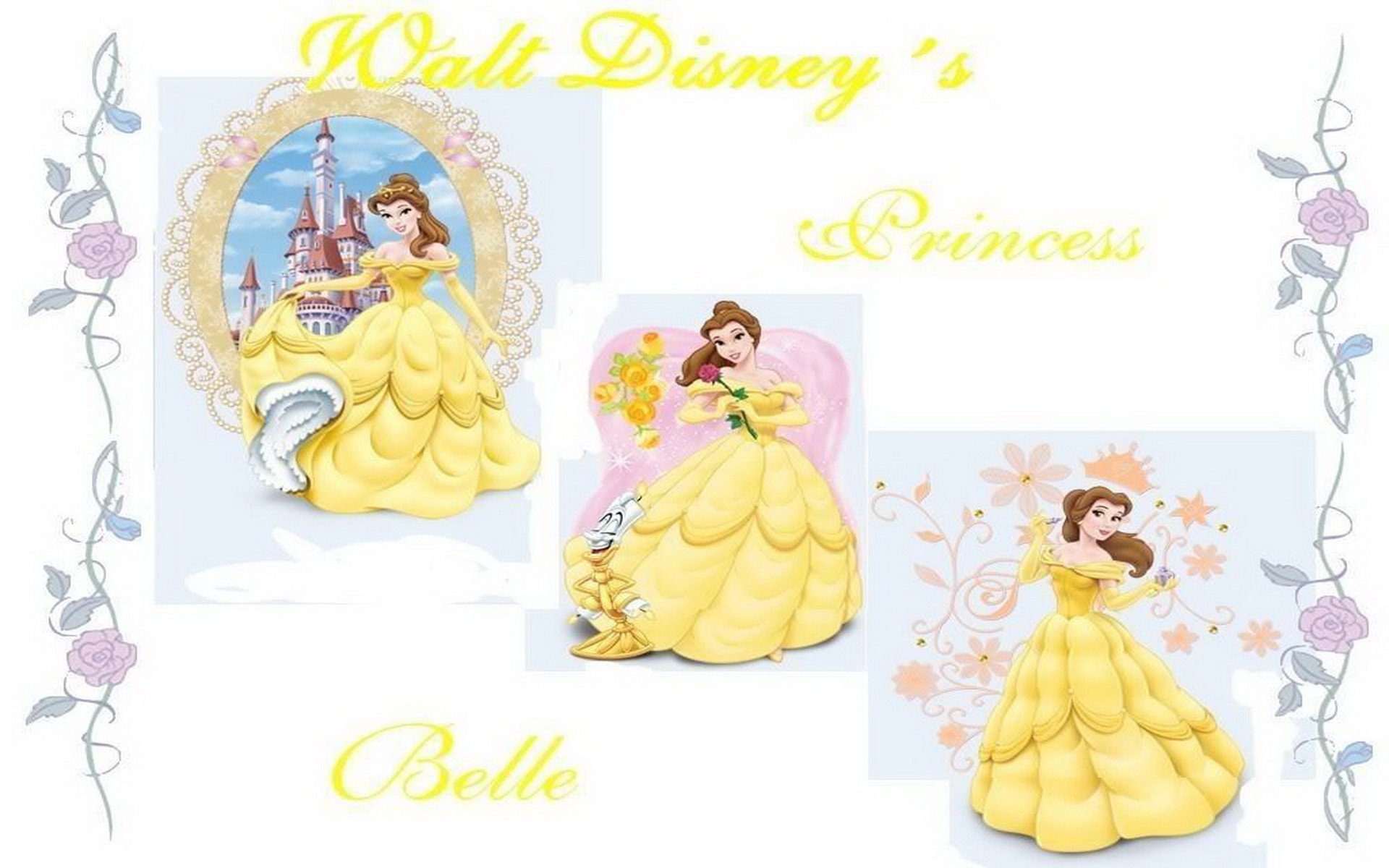 1920x1200 Disney Princess Wallpaper Belle