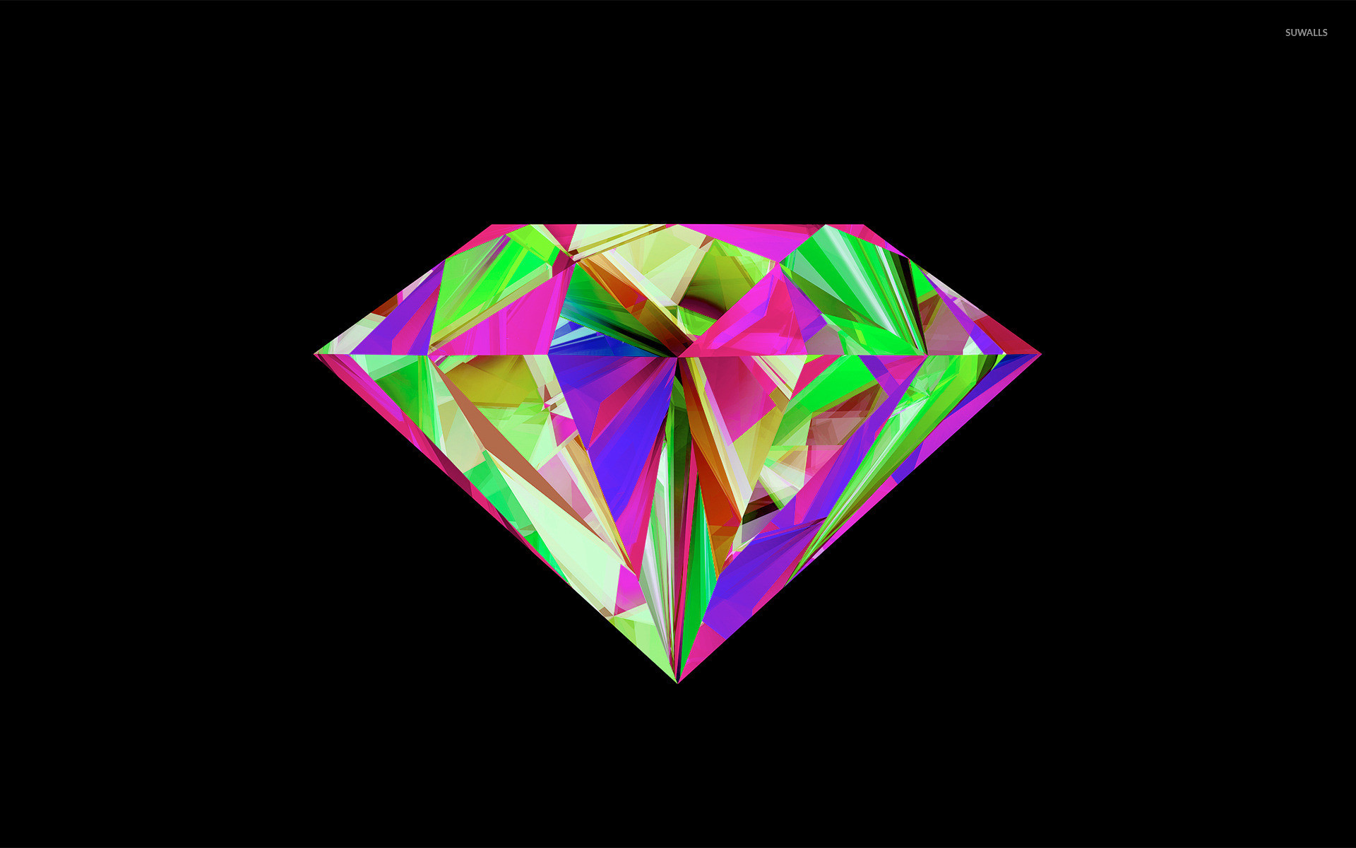 1920x1200 Colorful diamond wallpaper