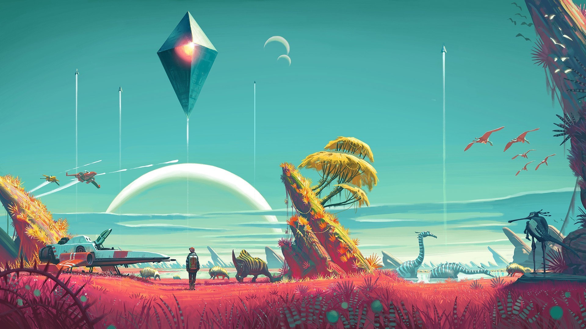 1920x1080 video Games No Mans Sky Wallpapers HD Desktop and Mobile