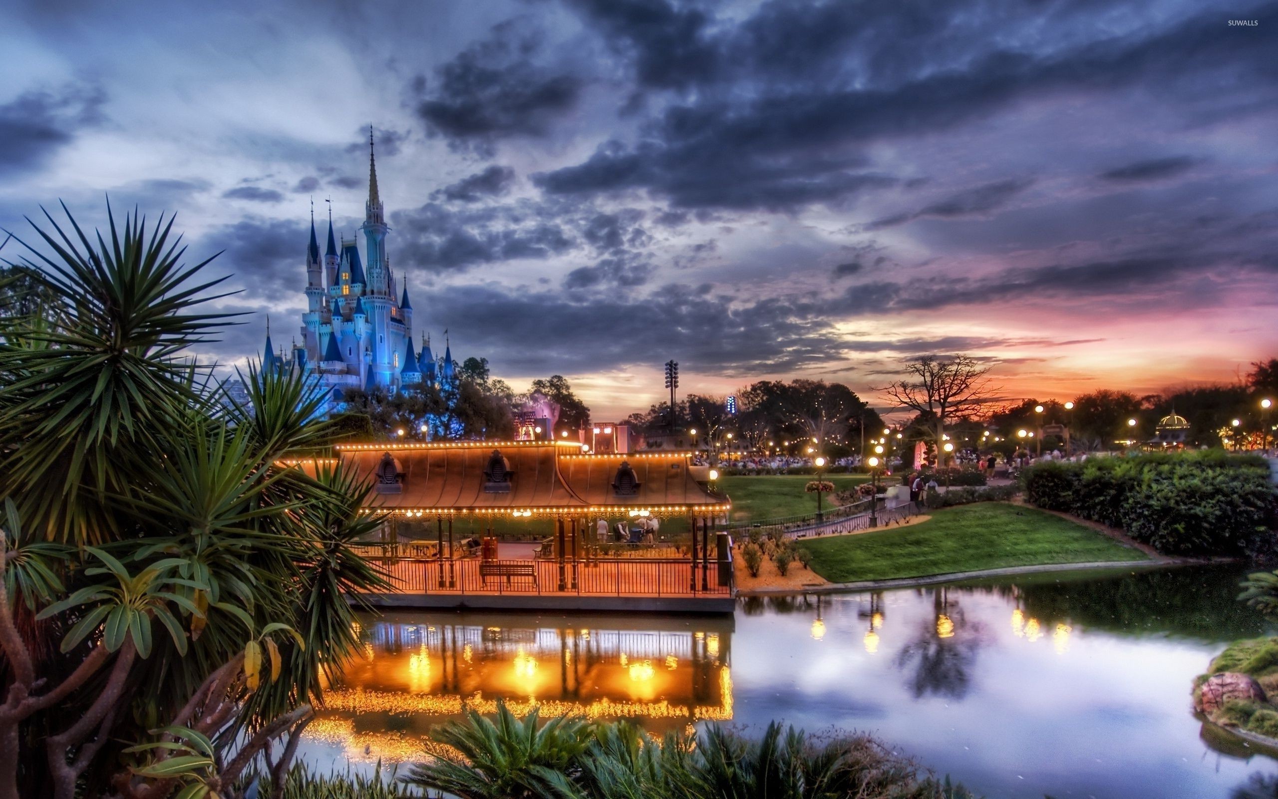 2560x1600 Tags:  Cinderella Castle Disney