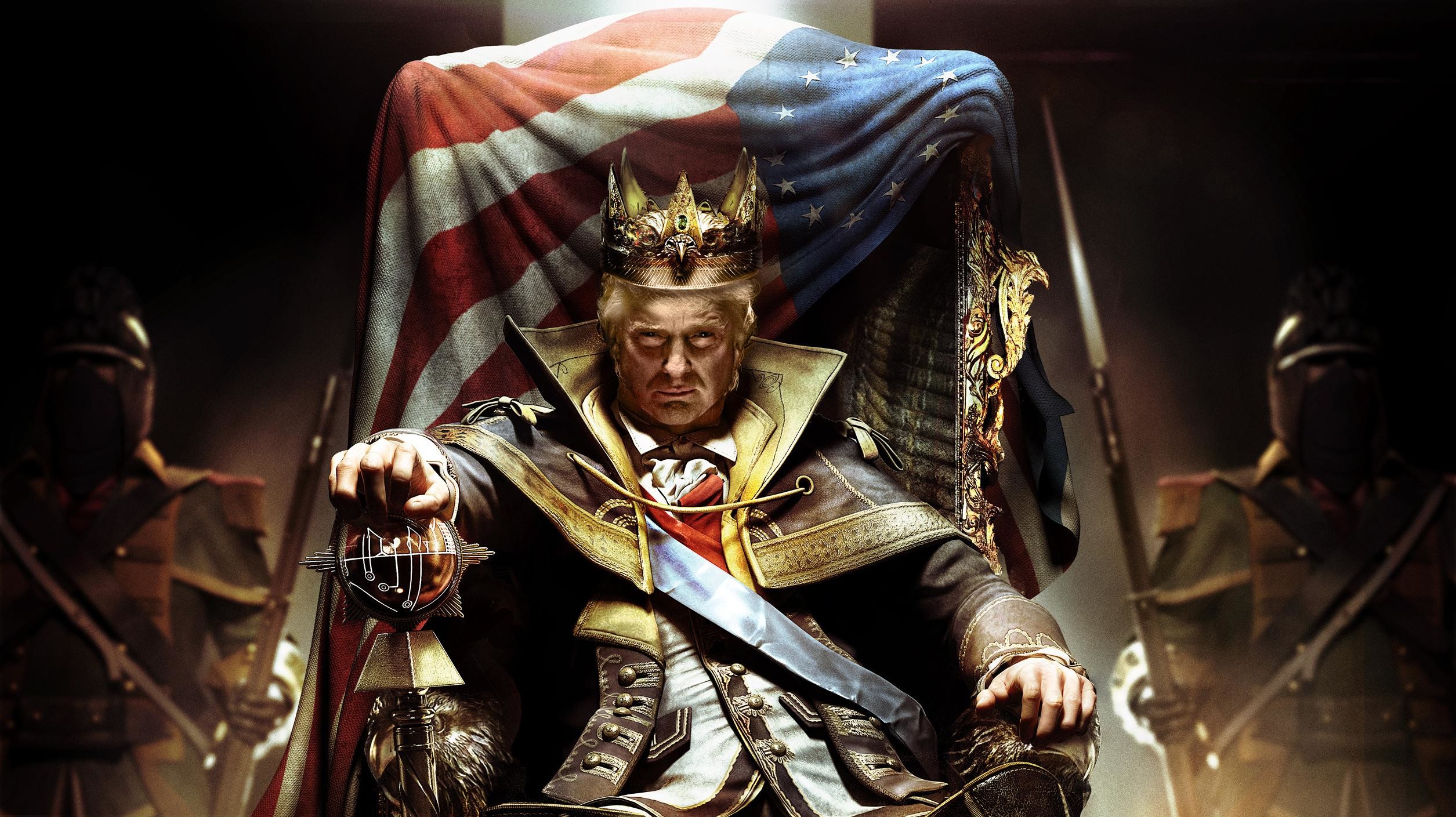 2510x1409 King Trump Wallpaper (1440p) ...