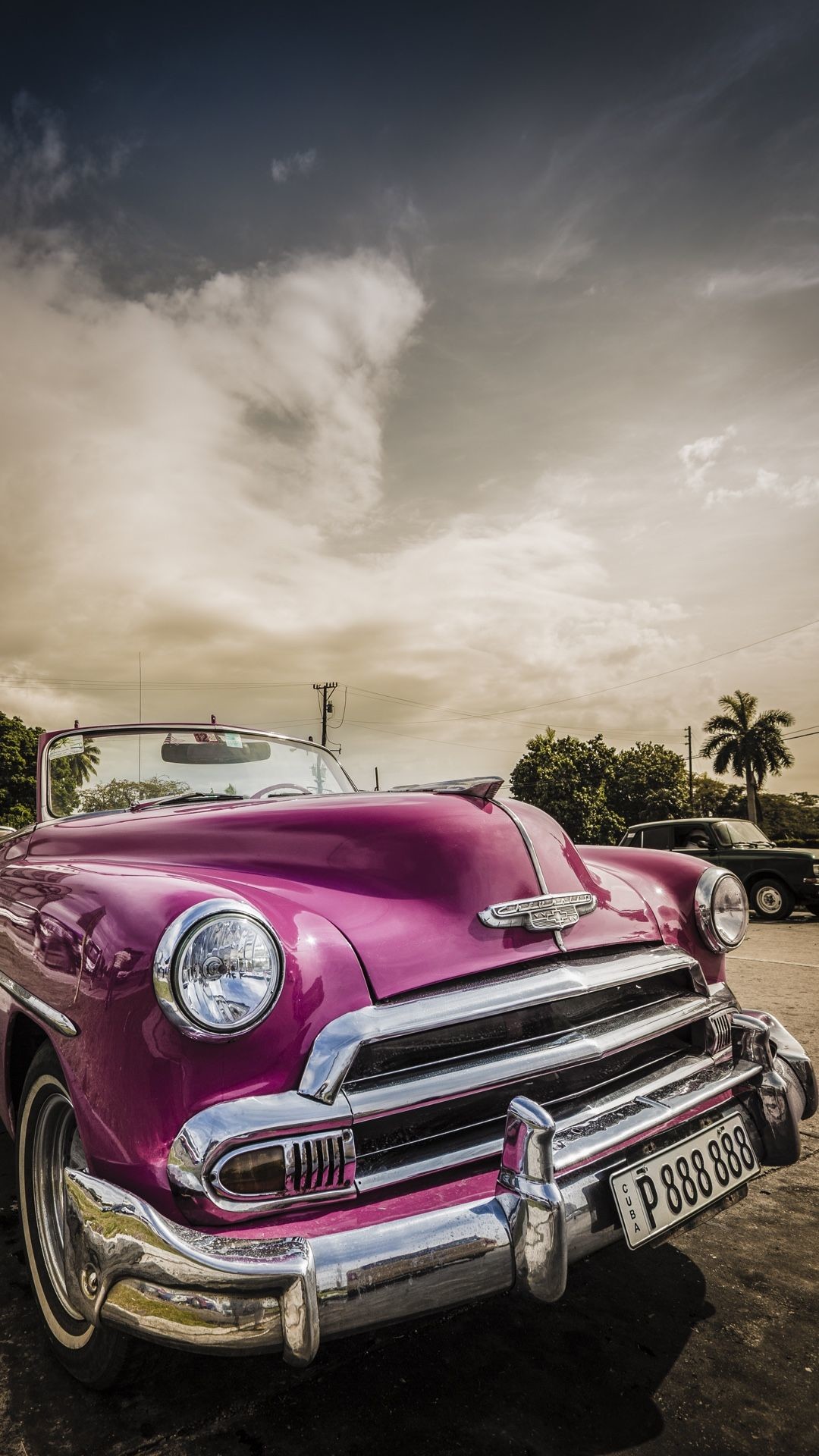 1080x1920 Retro car wallpaper for your iPhone 6 from Everpix