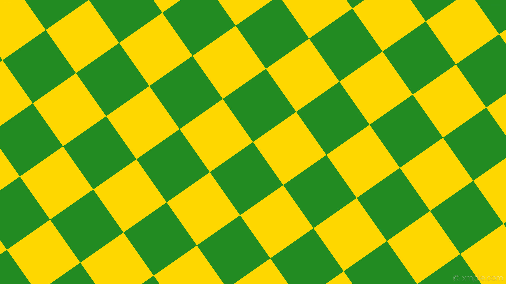 1920x1080 wallpaper yellow checkered squares green gold forest green #ffd700 #228b22  diagonal 35Â° 200px