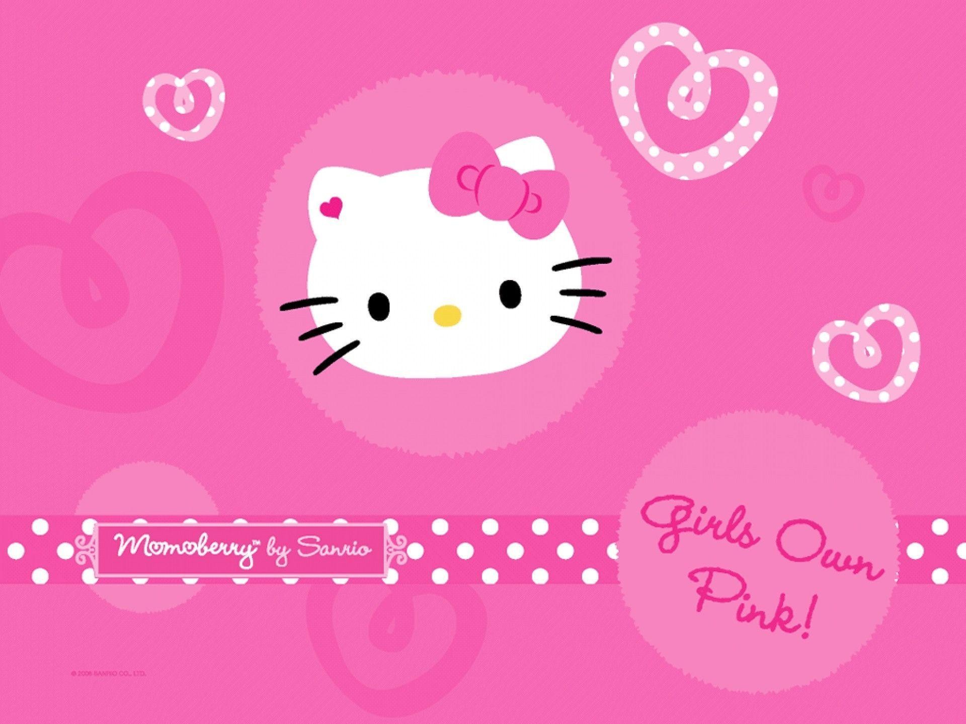 1920x1440 Sanrio Hello Kitty Wallpaper Pink