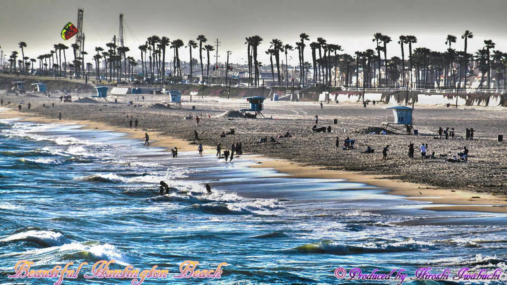1920x1080 Huntington Beach Beautiful Scene HDR Video HD in Los Angeles California USA
