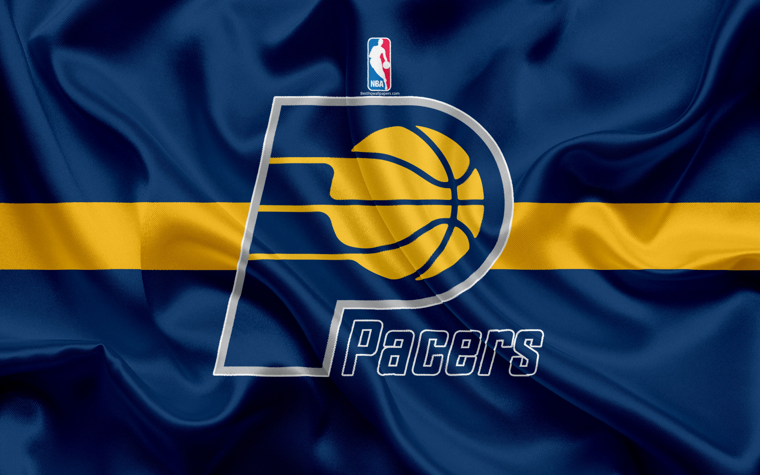 2560x1600 Indiana Pacers, basketball club, NBA, emblem, logo, USA, National Basketball