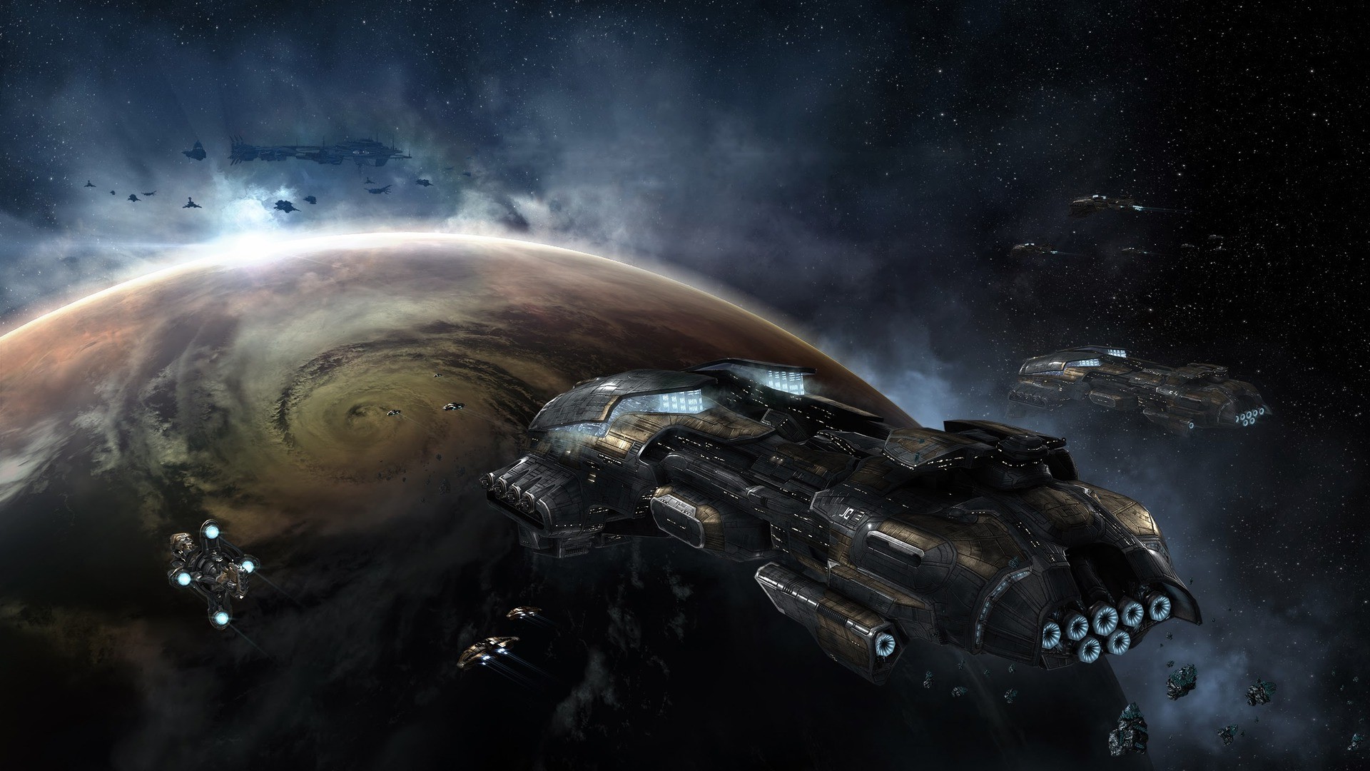 1920x1080 space, EVE Online, Gallente, Spaceship Wallpapers HD / Desktop and Mobile  Backgrounds