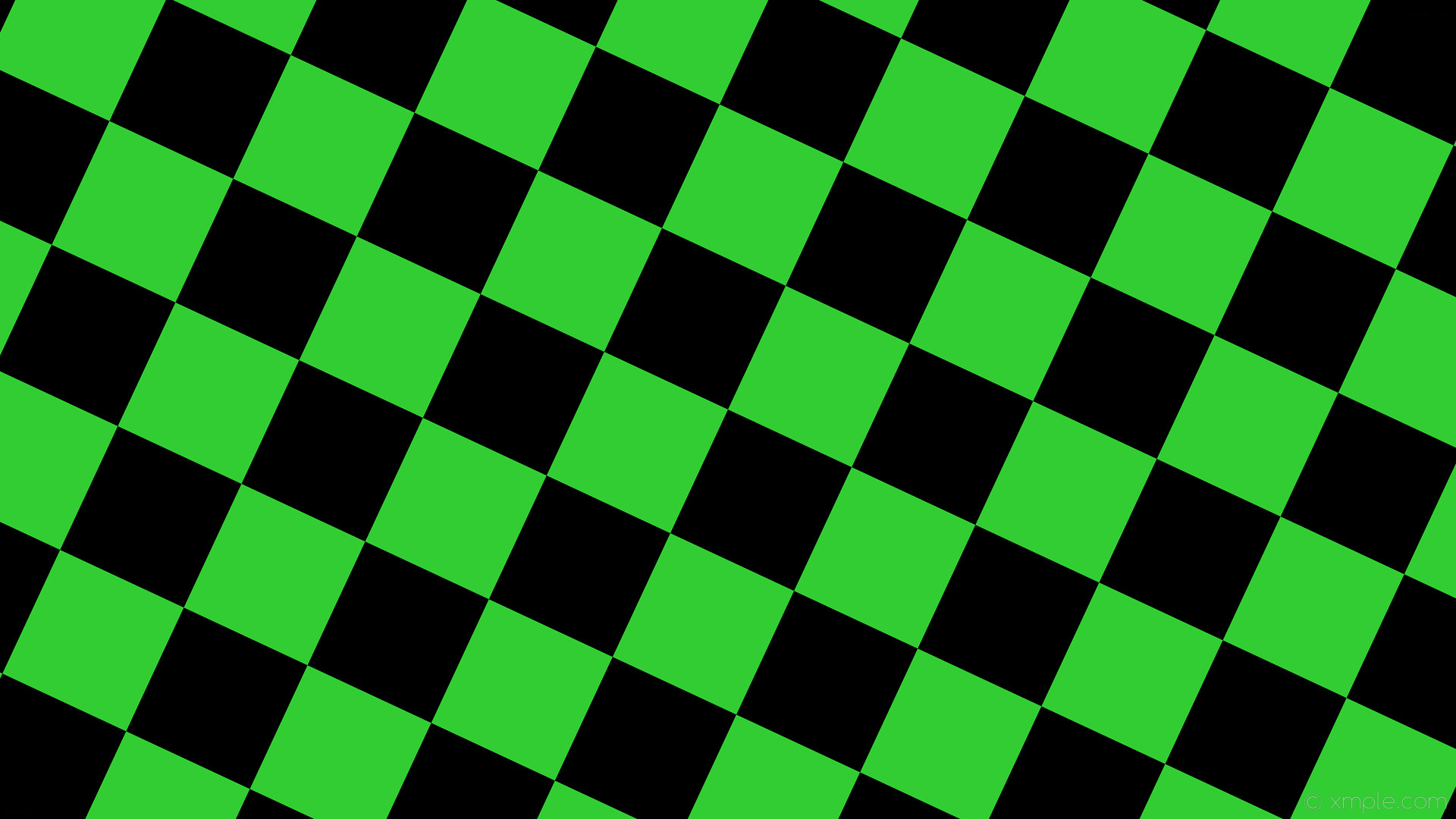 1920x1080 wallpaper black squares green checkered lime green #32cd32 #000000 diagonal  65Â° 180px