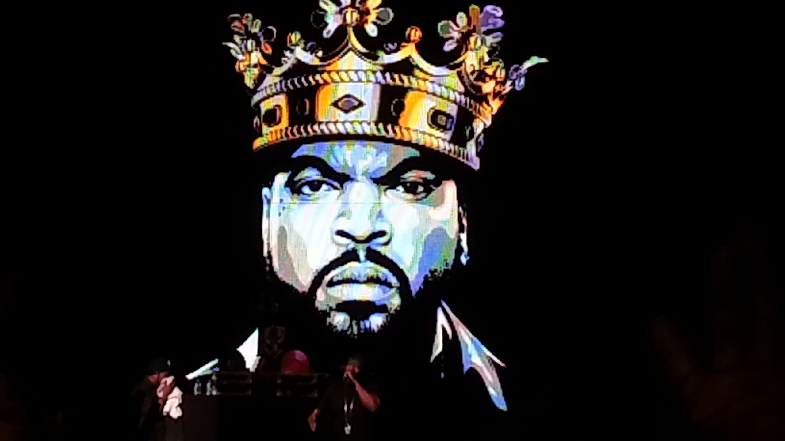 2560x1440 Hip hop singer Ice Cube wallpapers.