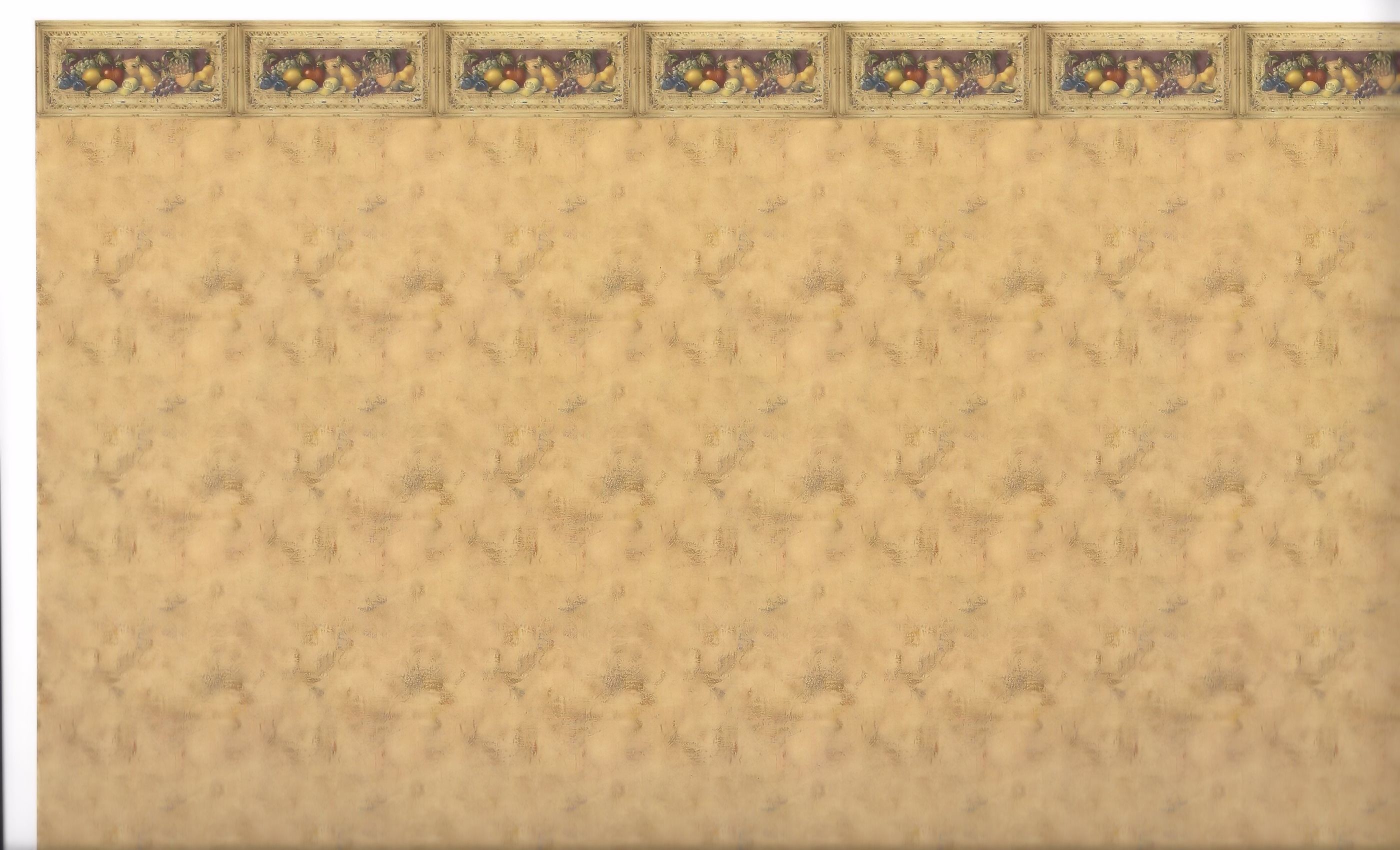 2800x1700 dollhouse wallpaper with fruit border [583a] - $4.00 : manhattan