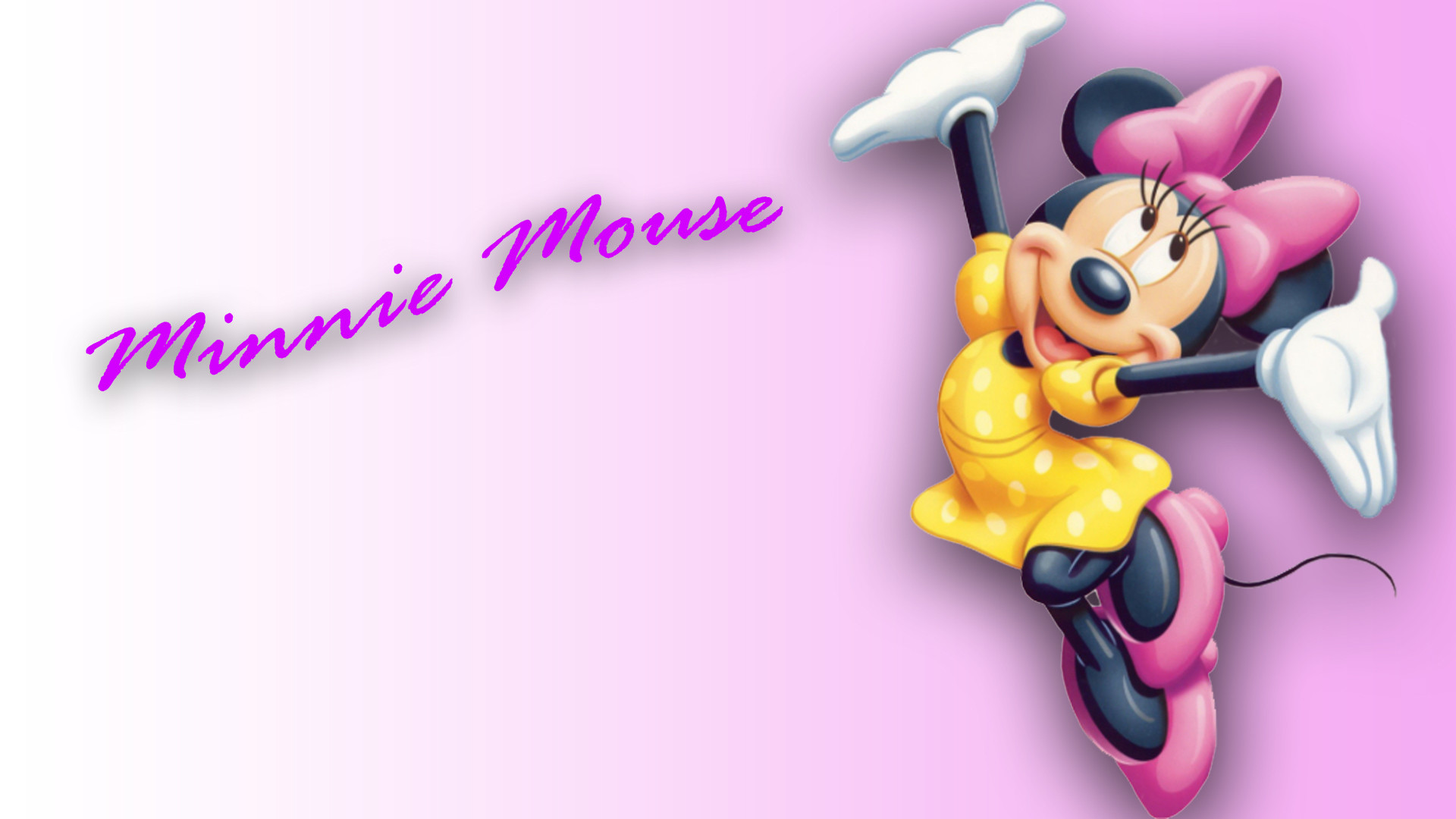 1920x1080 Minnie Mouse Cute Wallpaper. Tags: Cartoons & Characters ...