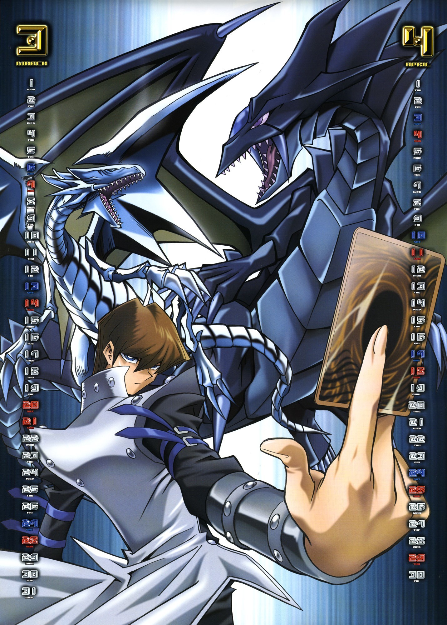 1432x2000 Tags: Yu-Gi-Oh! Blue-Eyes White Dragon and Kaiba Seto, Yu-Gi-Oh!