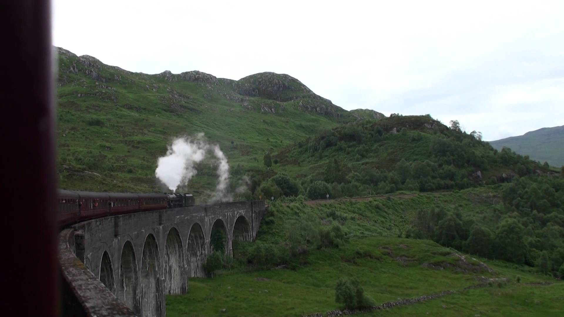 1920x1080 Hogwarts Express Jacobite M FTW @ Glenfinnan Viaduct 27 07 2015a