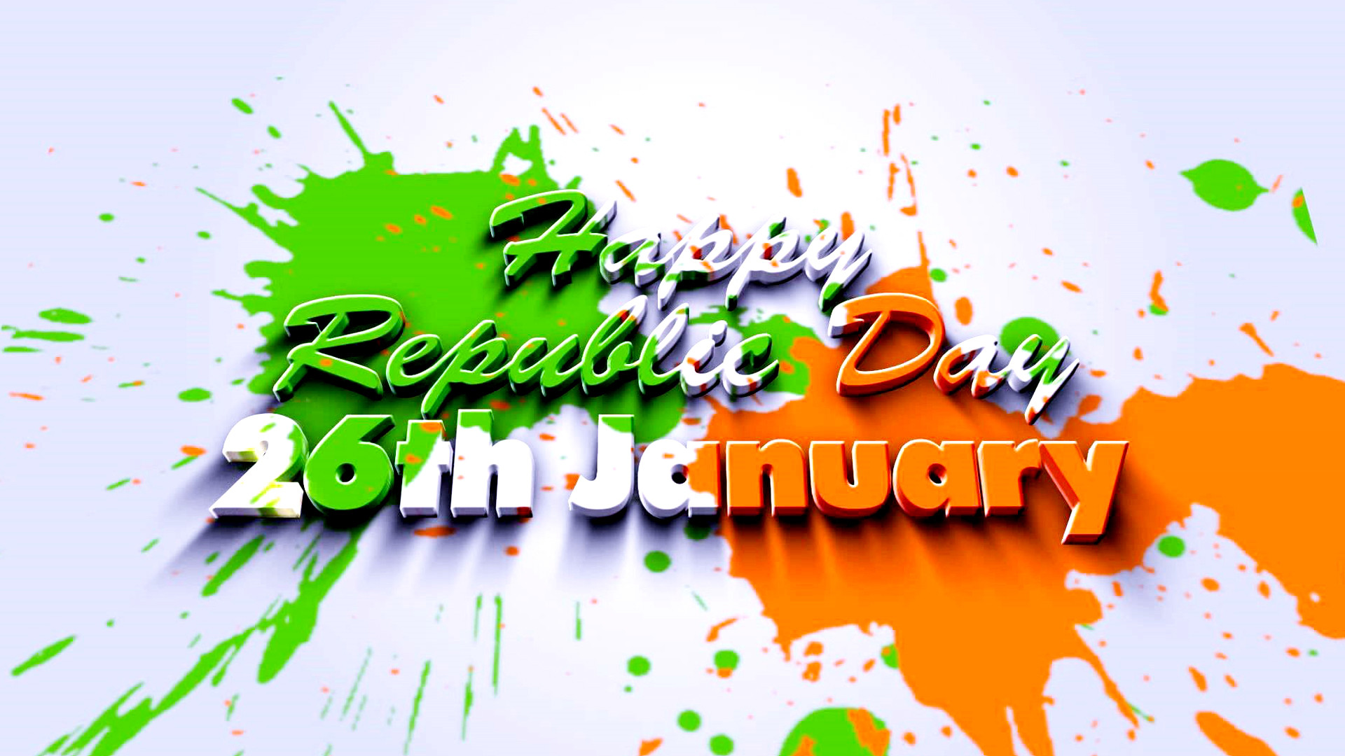 1920x1080 ... Free Download of Republic Day 2017, 2018, 2019, 2020 Wallpaper with  Abstract Tricolor