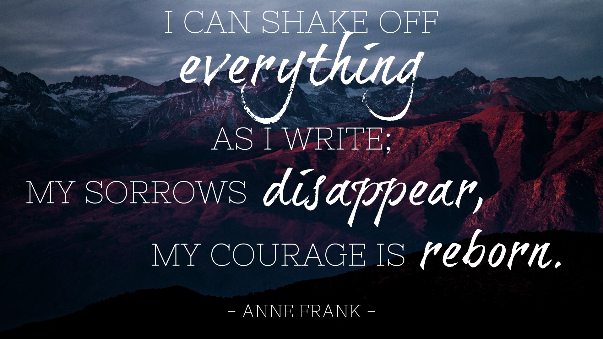 1920x1080 Anne Frank quote
