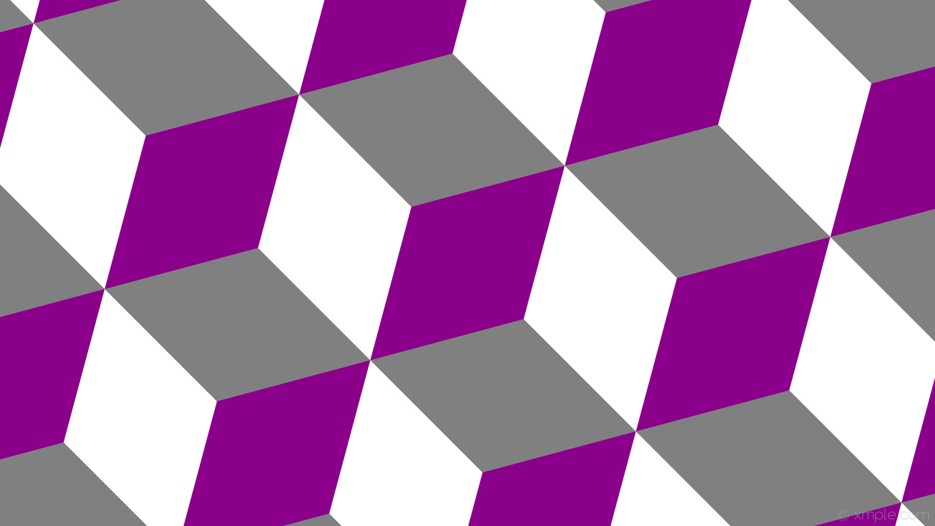 1920x1080 wallpaper purple 3d cubes grey white dark magenta gray #8b008b #808080  #ffffff 45