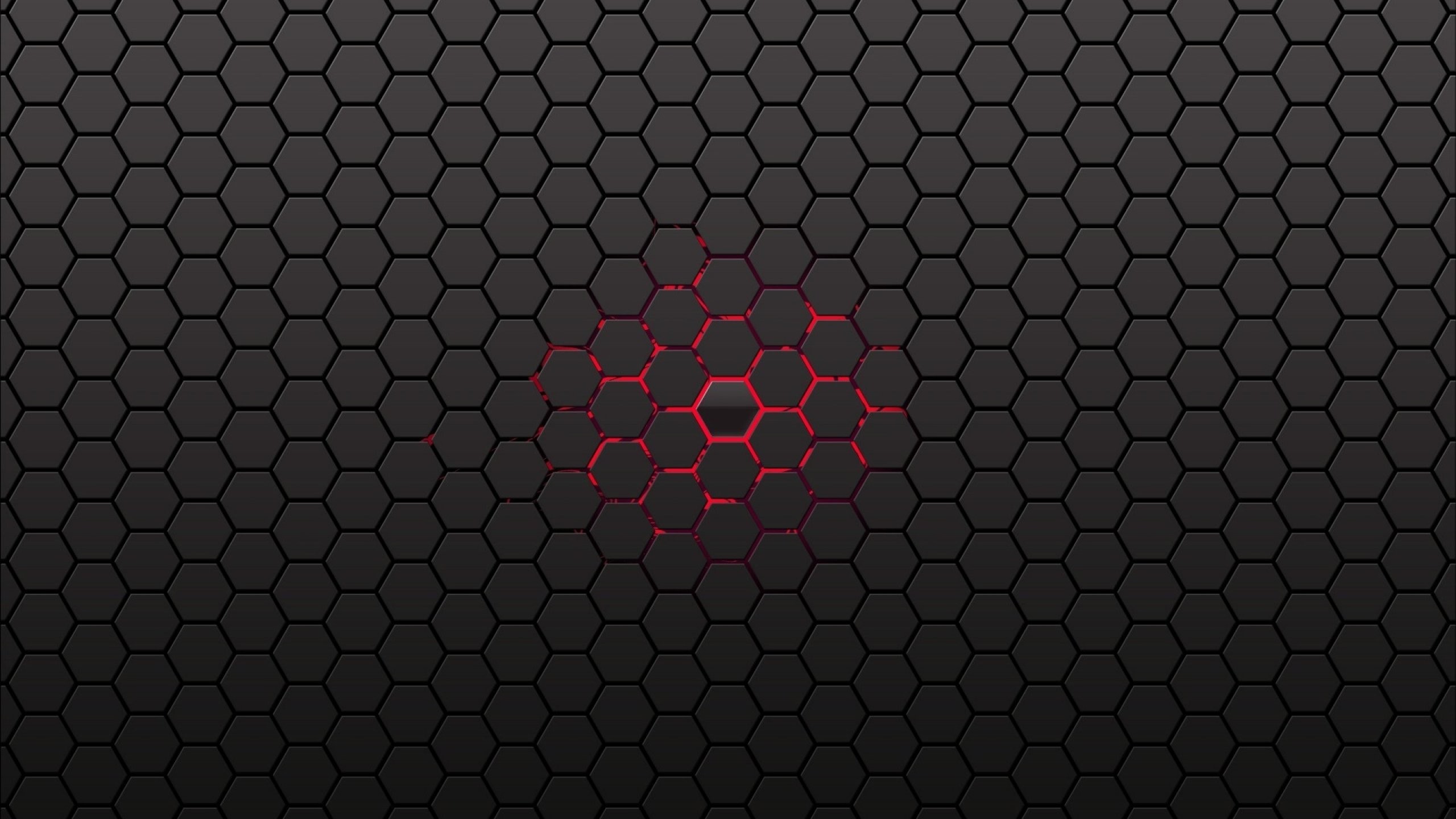 2560x1440  Black Honeycomb Wallpaper Center Lines Backgrounds Red wallpaper  | | 914407 | WallpaperUP