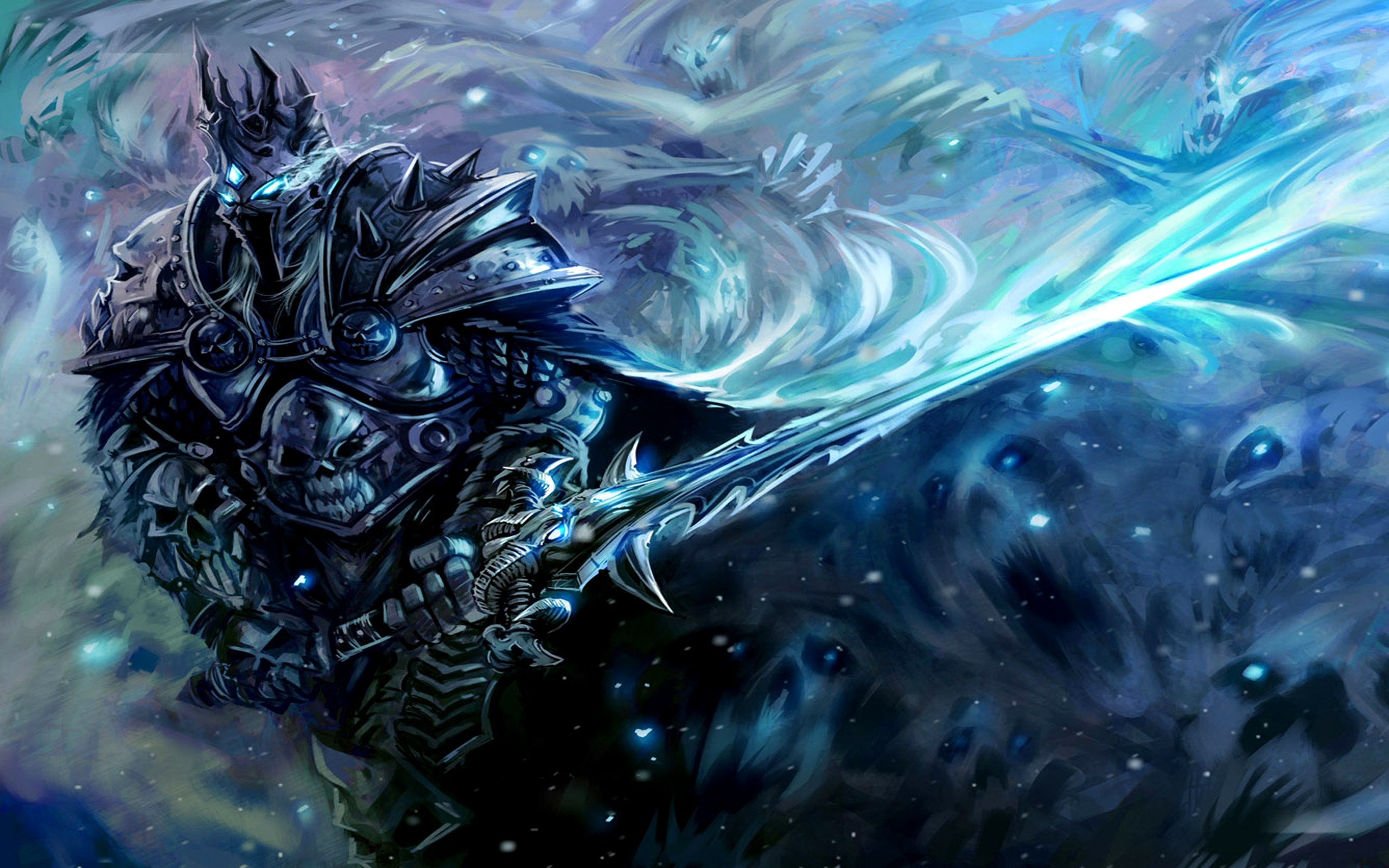2560x1600 Fantasy Art Armor Arthas Artwork Swords Warcraft Wallpaper Background