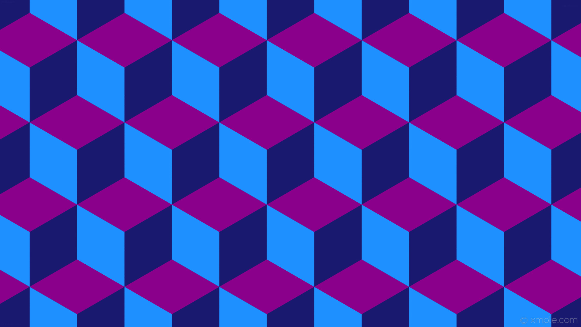 1920x1080 wallpaper blue 3d cubes purple midnight blue dark magenta dodger blue  #191970 #8b008b #