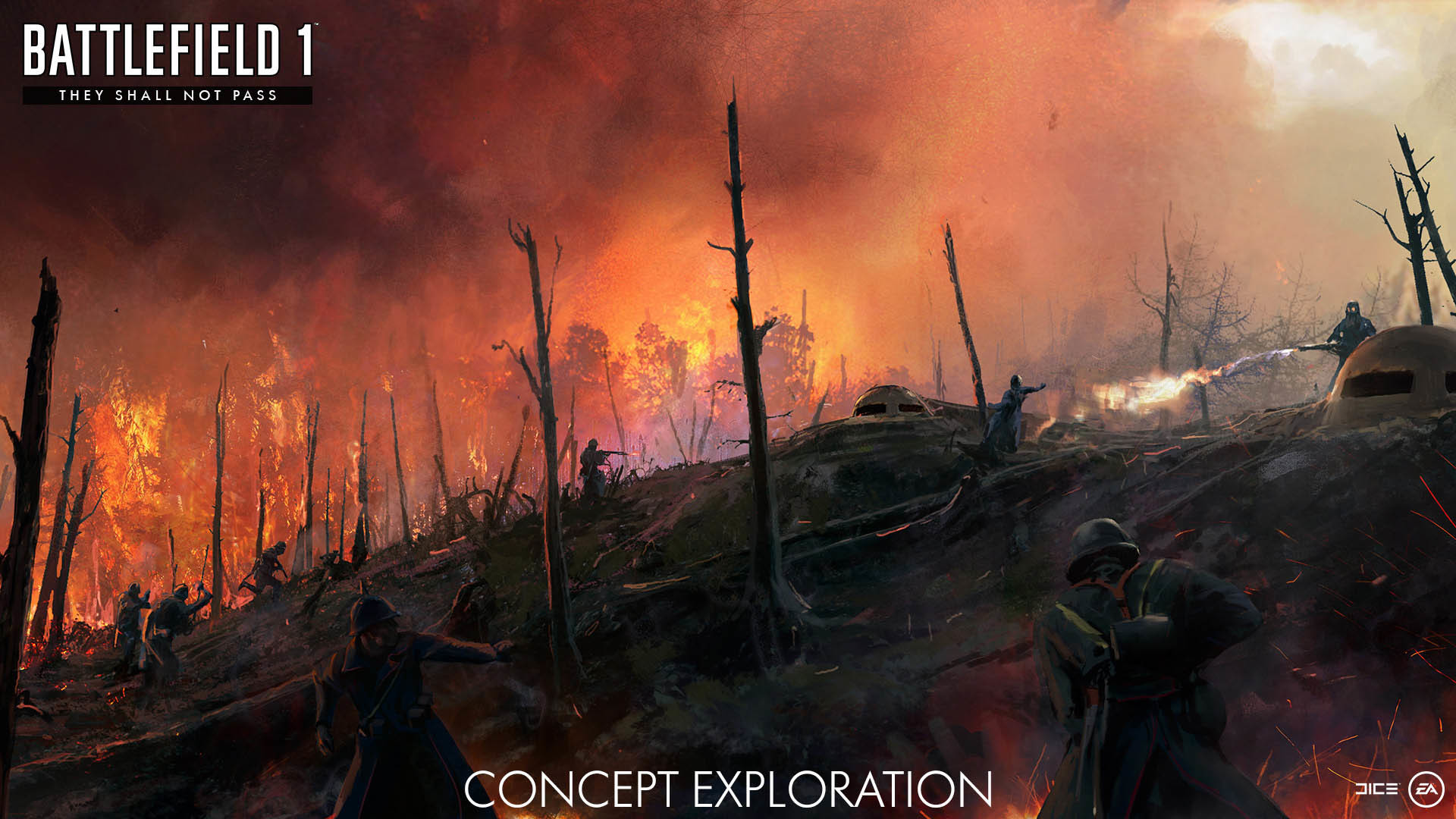 1920x1080 Forest Fire - They Shall Not Pass DLC - Battlefield 1 Concept Exploration   wallpaper