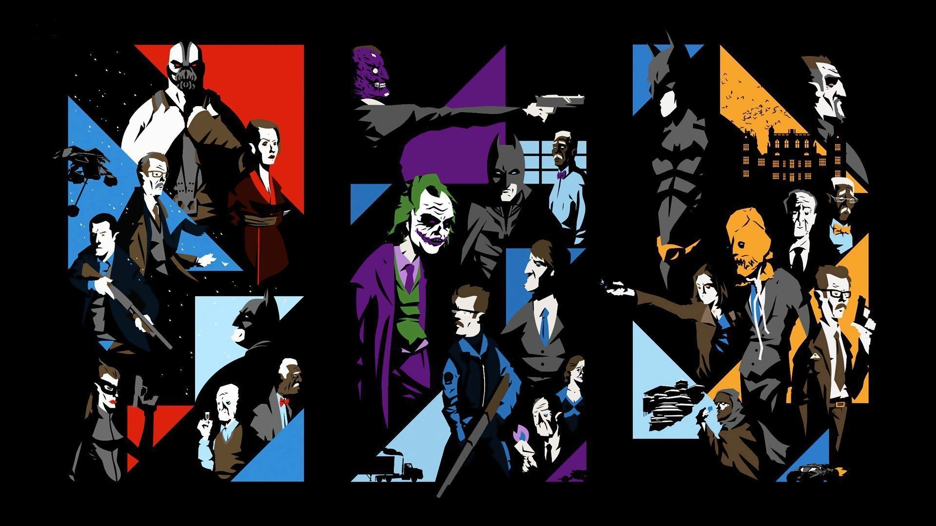 1920x1080 ... Catwoman, Batman Begins, The Dark Knight, The Dark Knight Rises, Heath  Ledger, Batman, Joker, Bane, Movies, Video Games Wallpapers HD / Desktop  and ...