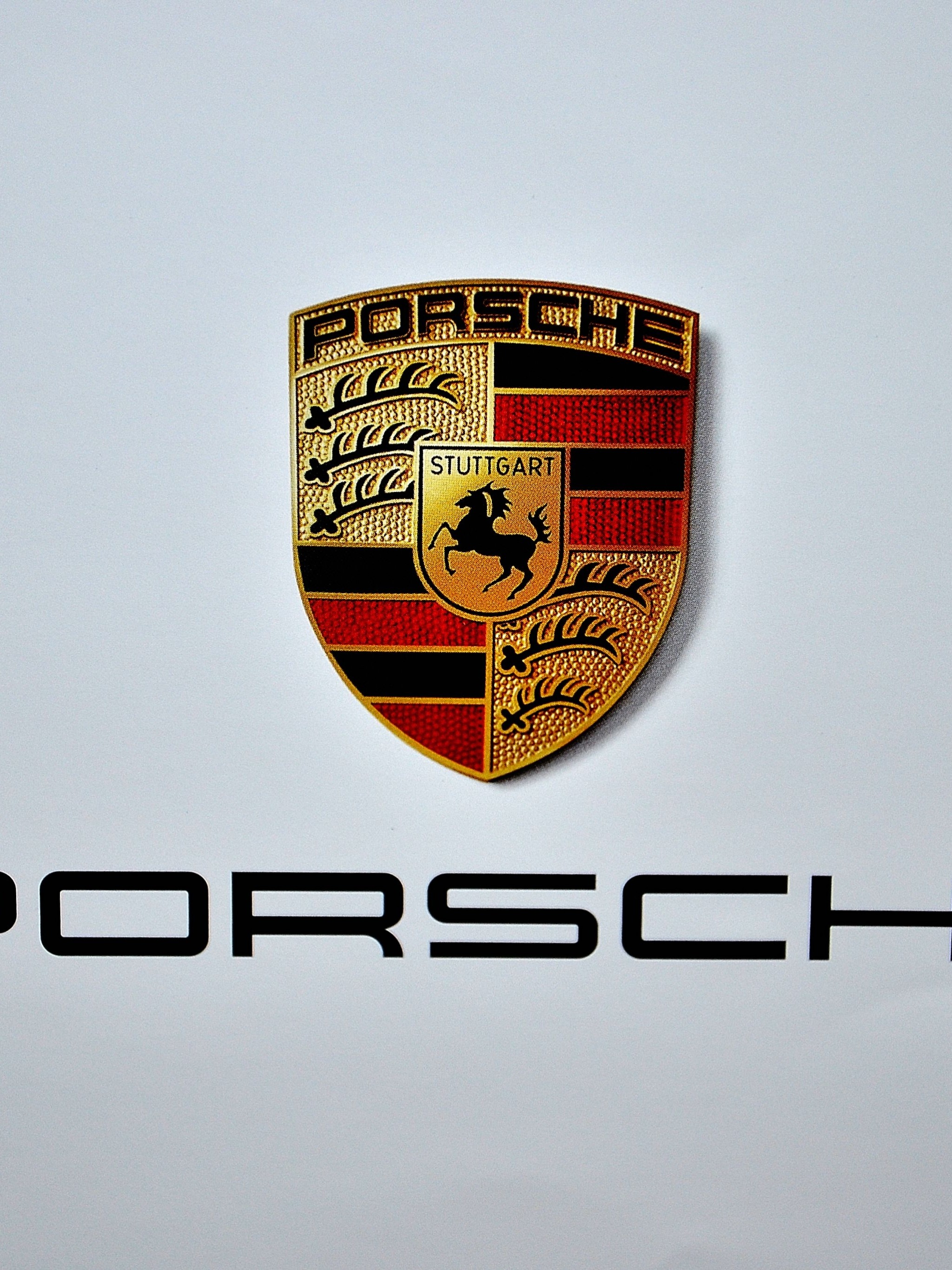 2048x2732 Porsche Logo Wallpapers