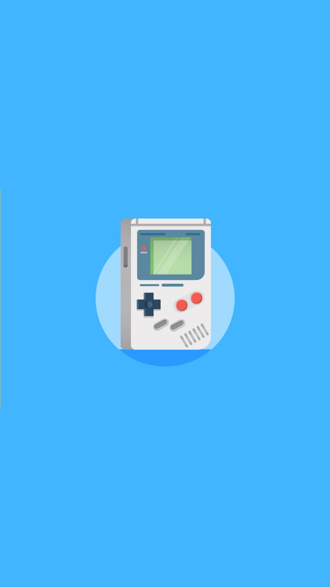 1080x1920 grey and white handheld console illustration, GameBoy HD wallpaper