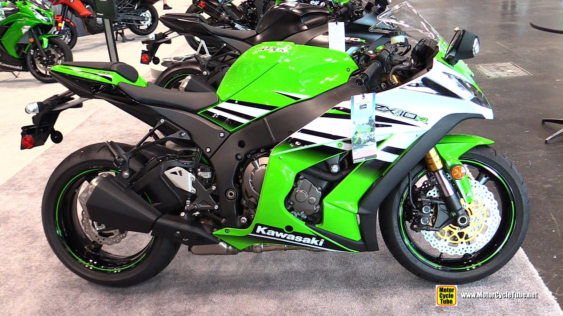 1920x1080 2015 Kawasaki Ninja ZX-10R ABS 30th Anniversary Edition - Walkaround - 2014  New York Motorcycle Show - YouTube
