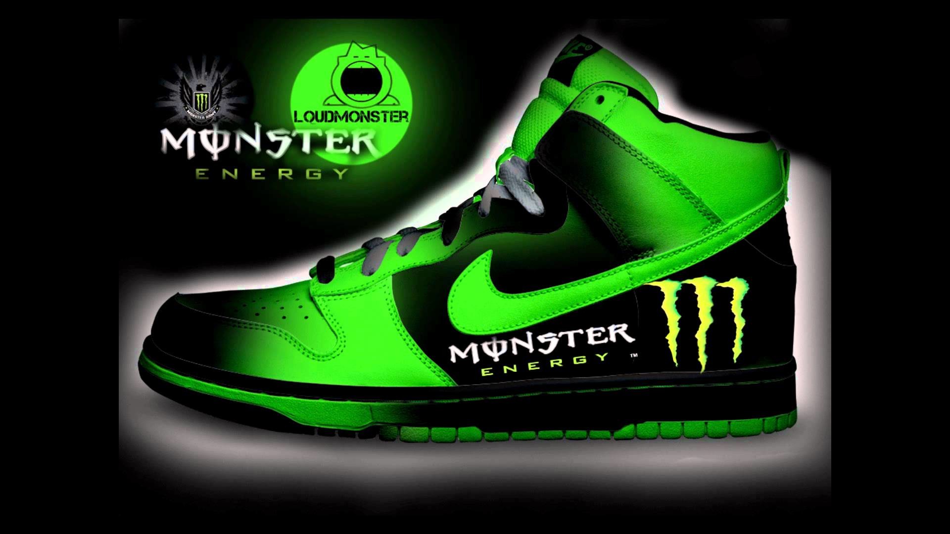 1920x1080 My custom designed nikeshoes | Redbull | Monster Energy | Nike