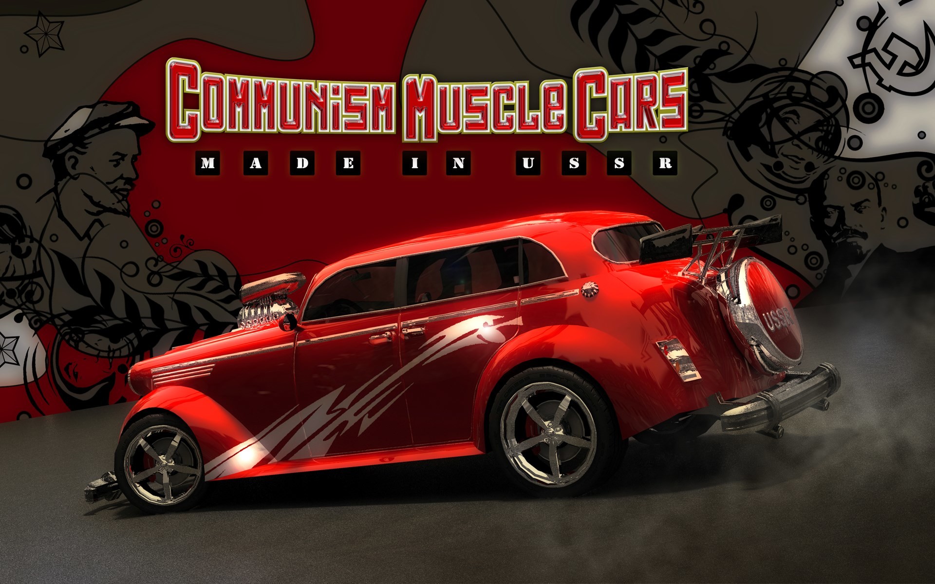 1920x1200 Communism Muscle Cars: Made in USSR wallpaper 1080p high quality (Fairman  Brook )