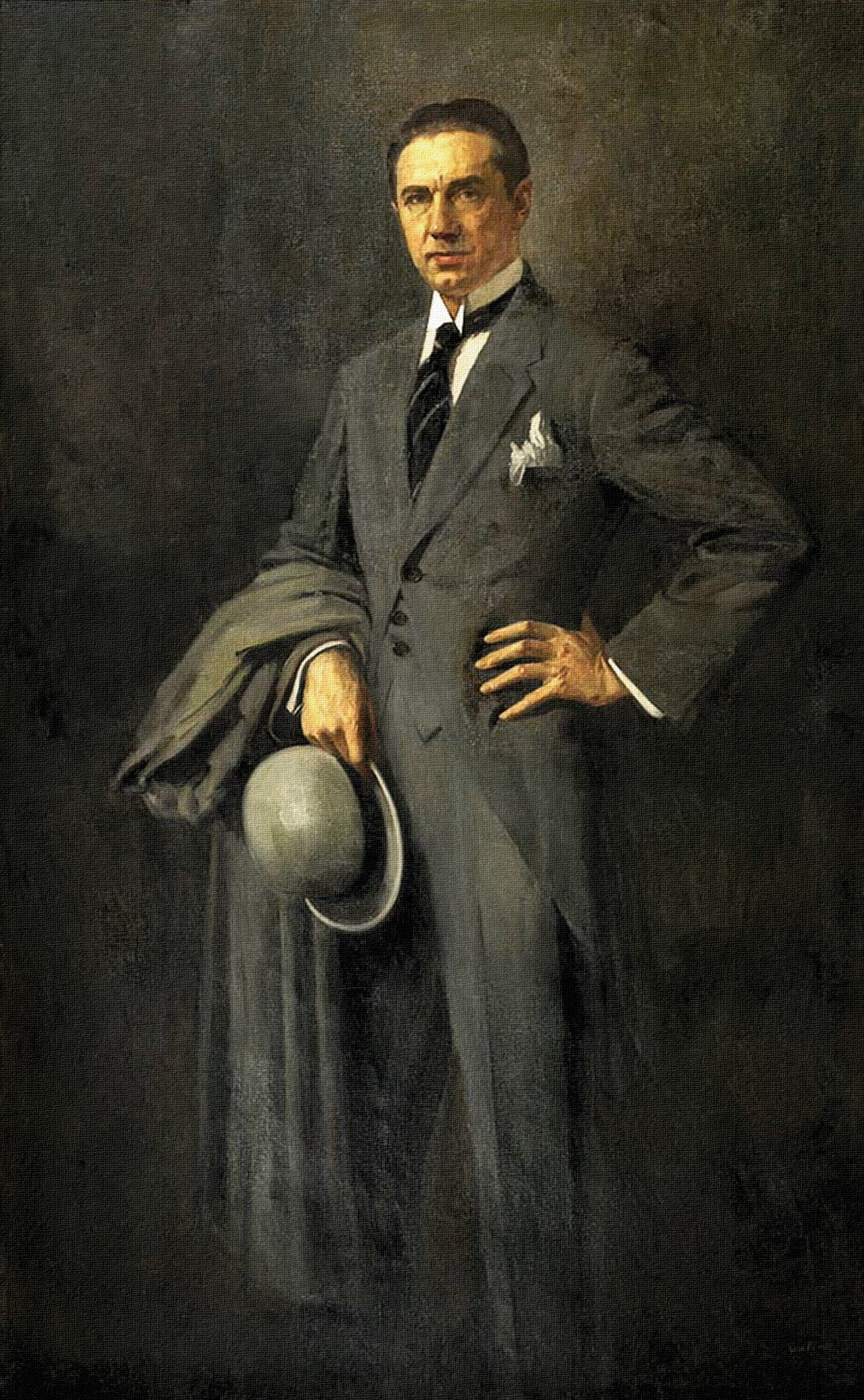 1350x2187 ... Bela Lugosi - painted portrait by DarkSaxeBleu