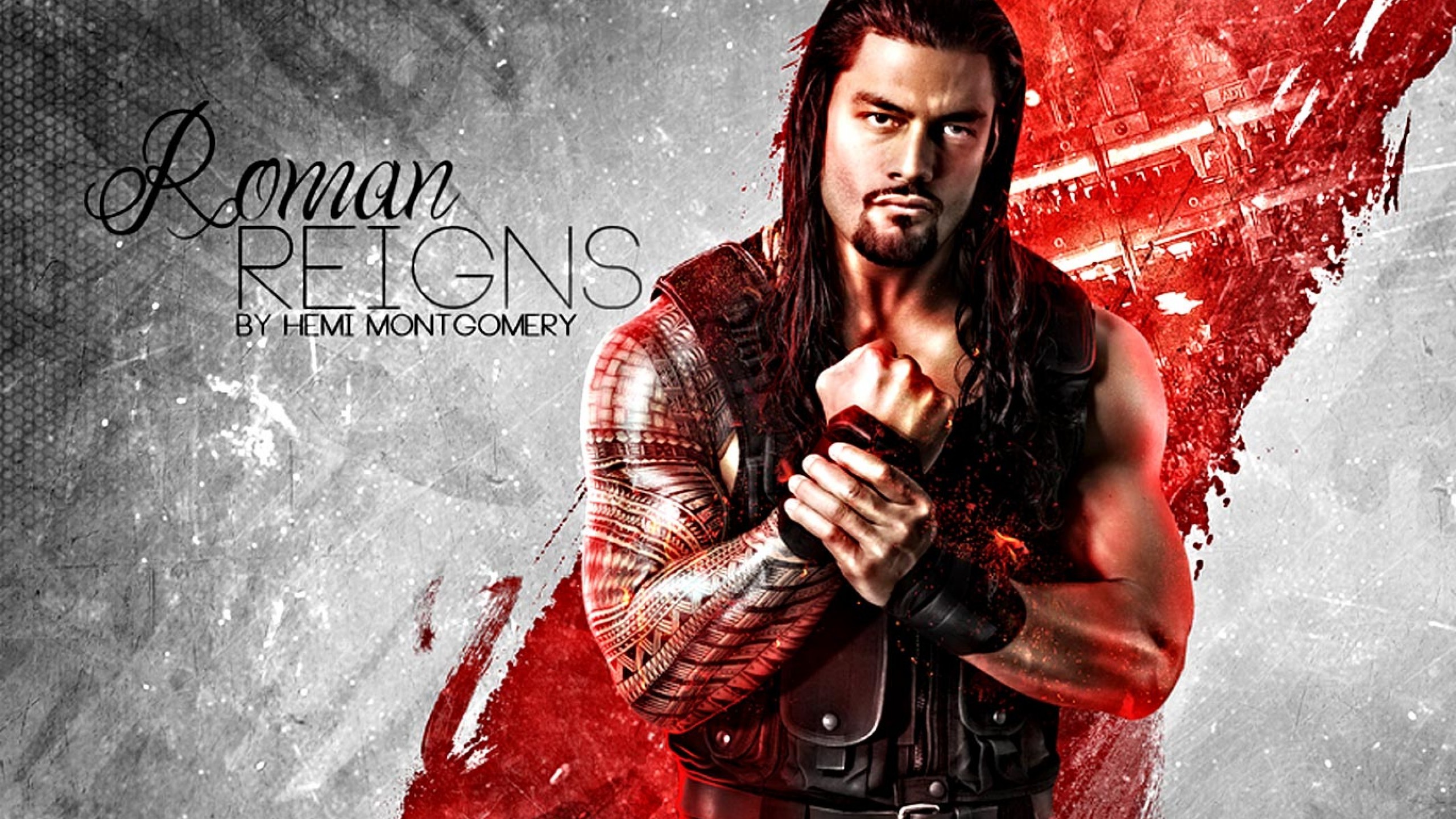 2560x1440 Roman Reigns WWE