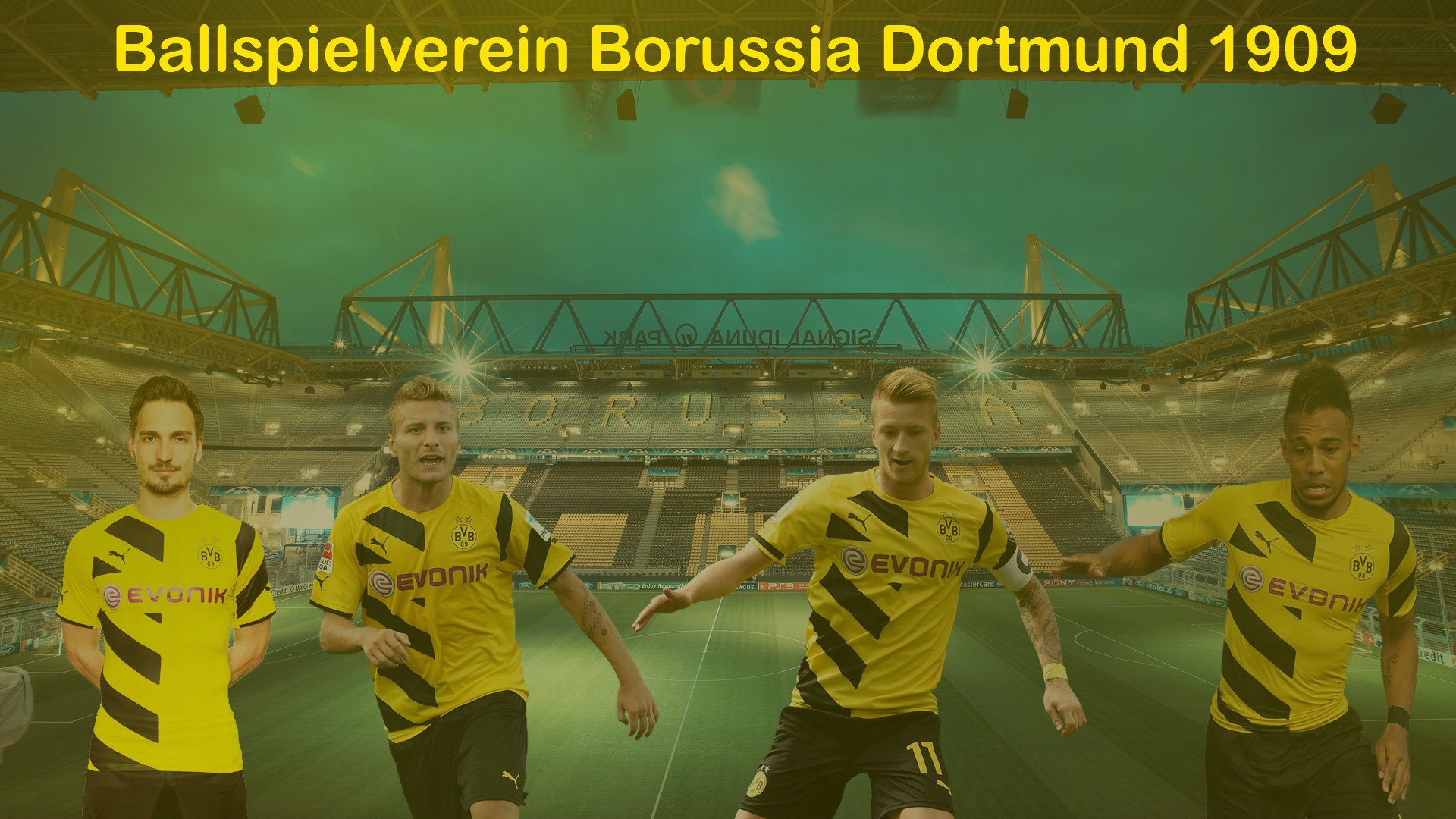 1920x1080  Borussia Dortmund - Wallpaper 01 by PowerPenguin42 Borussia  Dortmund - Wallpaper 01 by PowerPenguin42