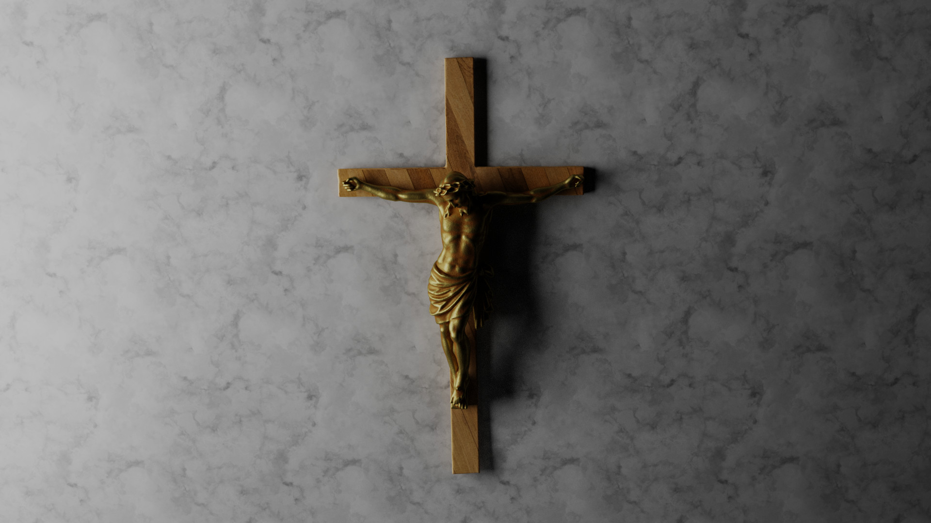 1920x1080 Crucifix, 2017 (Filmic Blender) ...