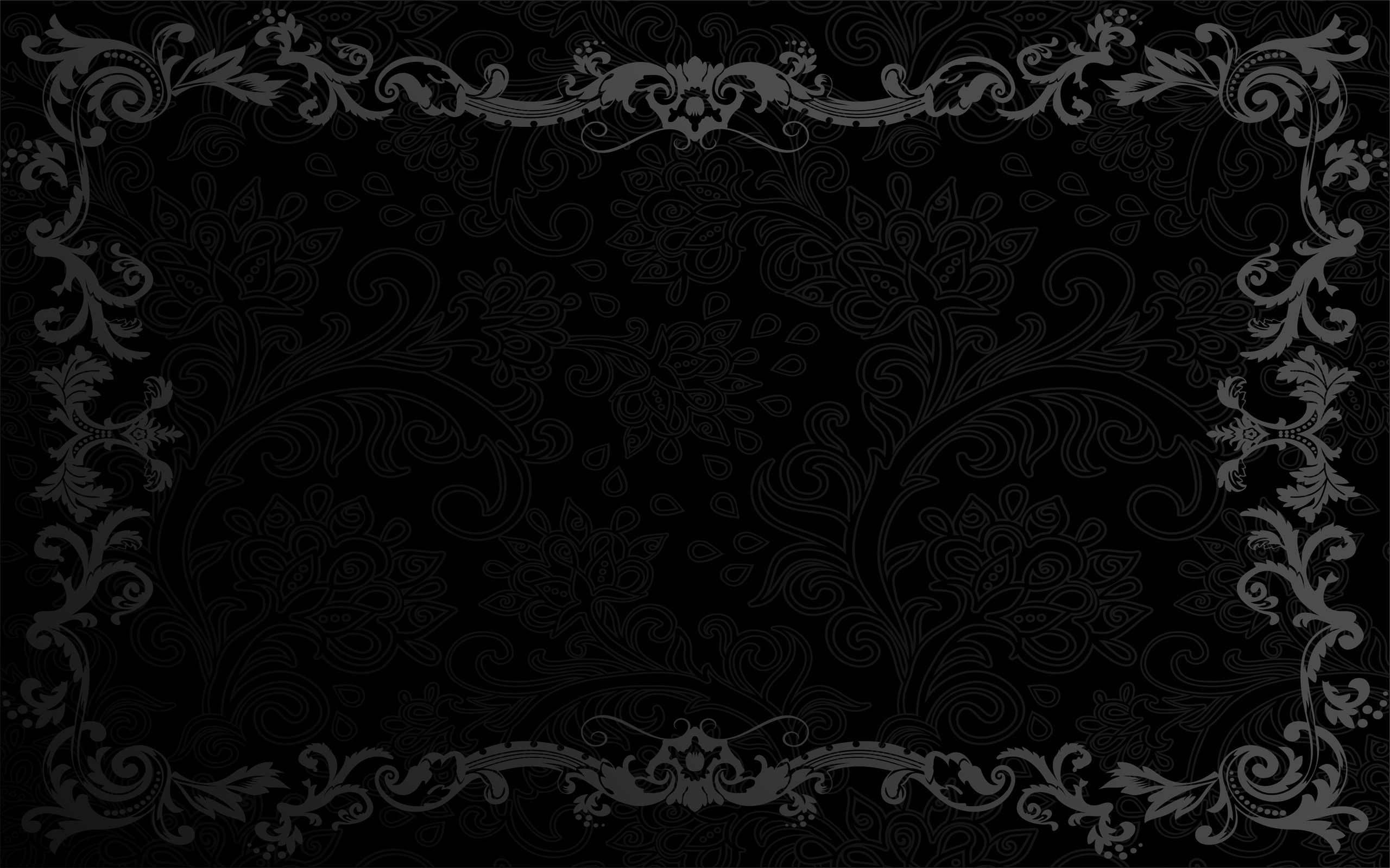 2560x1600 Black Wallpaper Windows HD